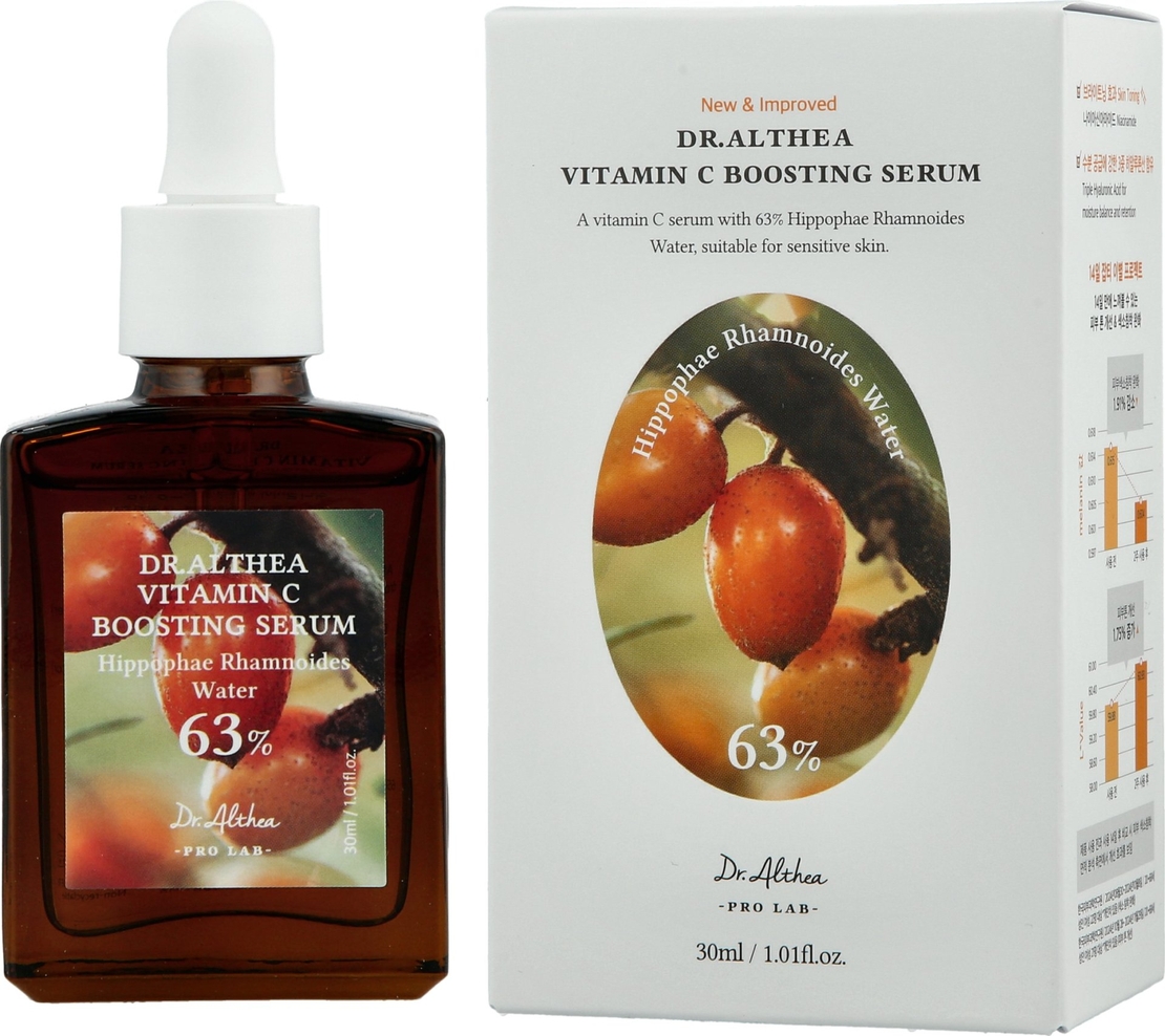 Dr. Althea Vitamin C Boosting Serum – סרום ויטמין C להבהרה, זוהר וטיפול בכתמי פיגמנטציה (30ml)