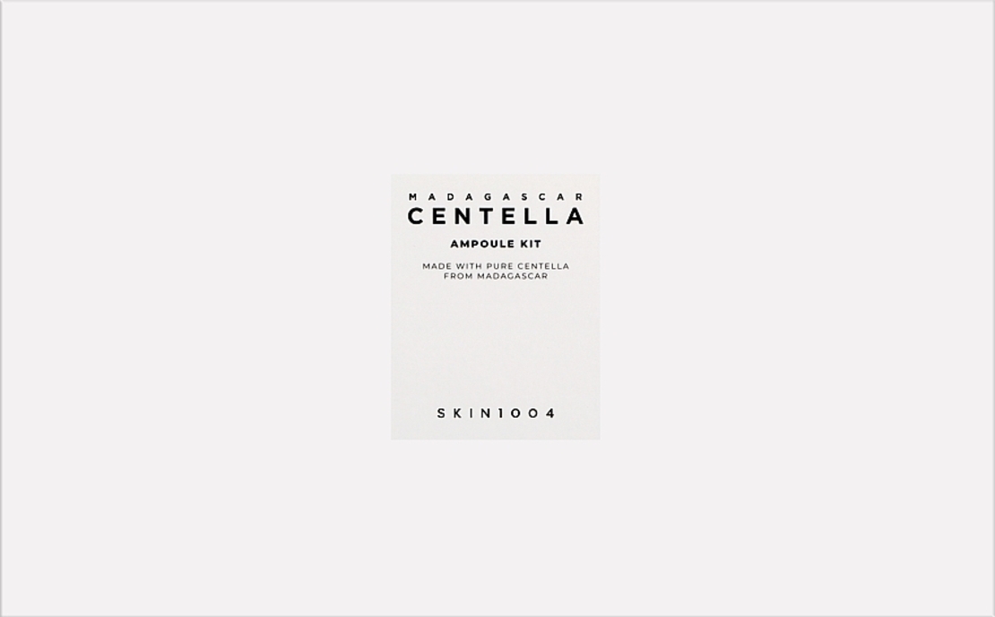 SKIN1004 Madagascar Centella Ampoule Kit – מארז רביעיית אמפולות סנטלה ממדגסקר לטיפול ממוקד (4 x 30 מ