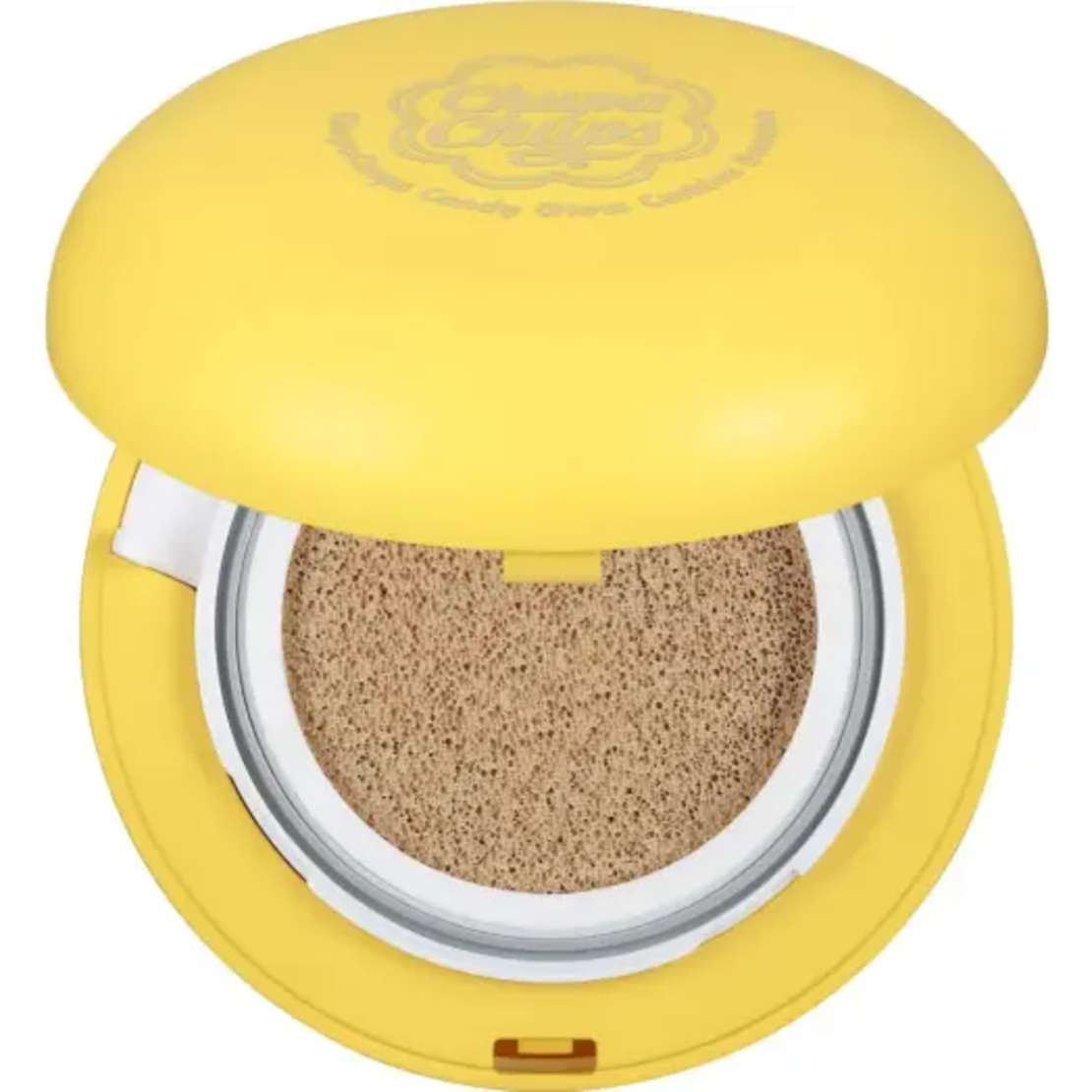 Chupa Chups Candy Glow Cushion – מייק-אפ קושן למראה עור זוהר, אחיד ורענן (Yellow Edition)