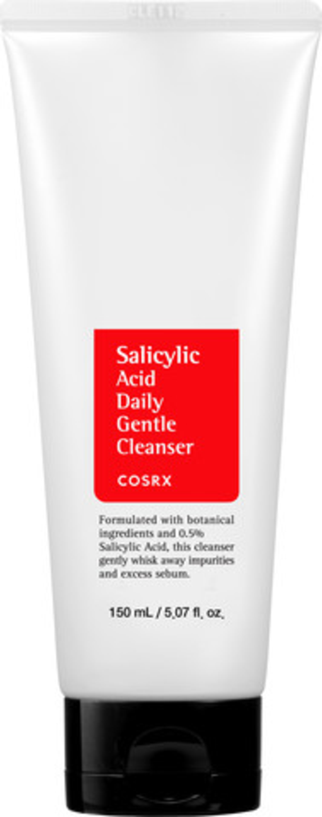 COSRX Salicylic Acid Daily Gentle Cleanser – סבון פנים טיפולי עם חומצה סליצילית לניקוי עמוק וטיפול בפגמים (150ml)