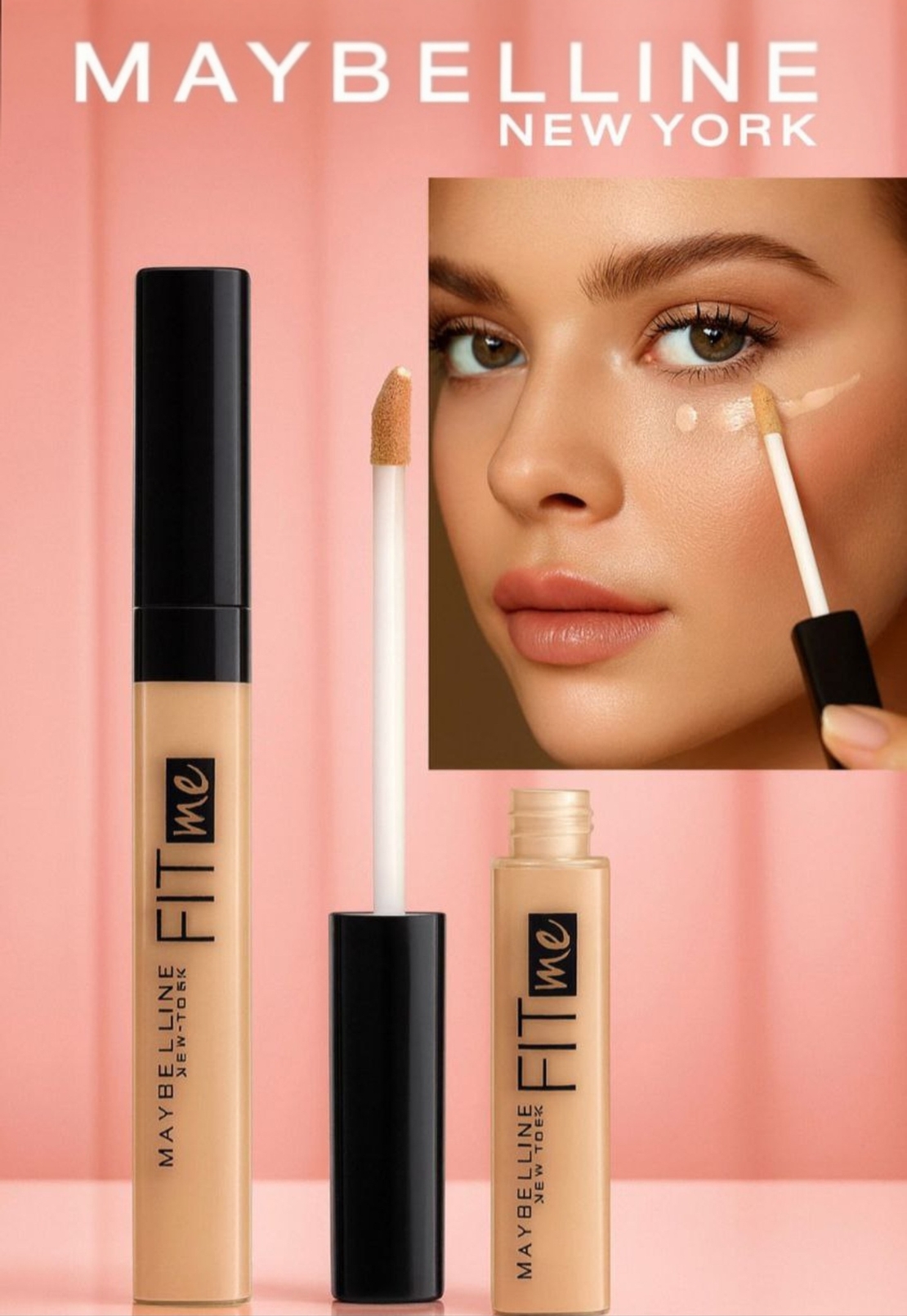 Maybelline Fit Me Concealer – קונסילר למראה טבעי וכיסוי מושלם