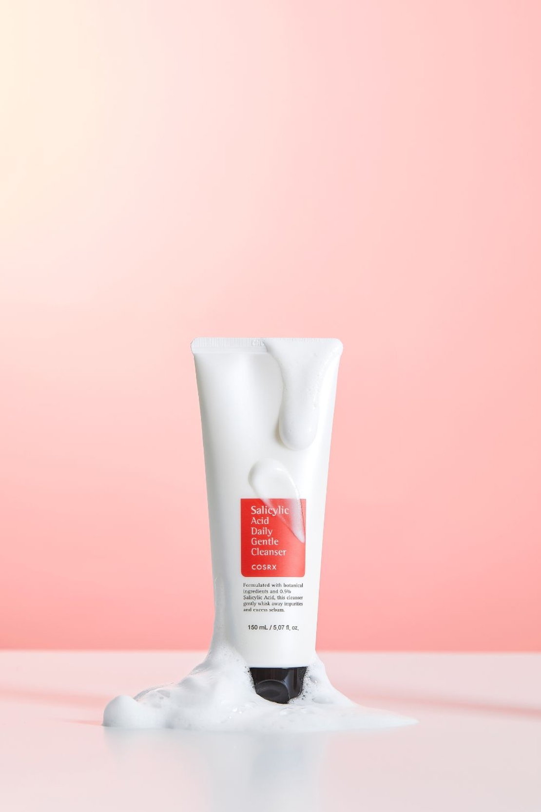 COSRX Salicylic Acid Daily Gentle Cleanser – סבון פנים טיפולי עם חומצה סליצילית לניקוי עמוק וטיפול בפגמים (150ml)