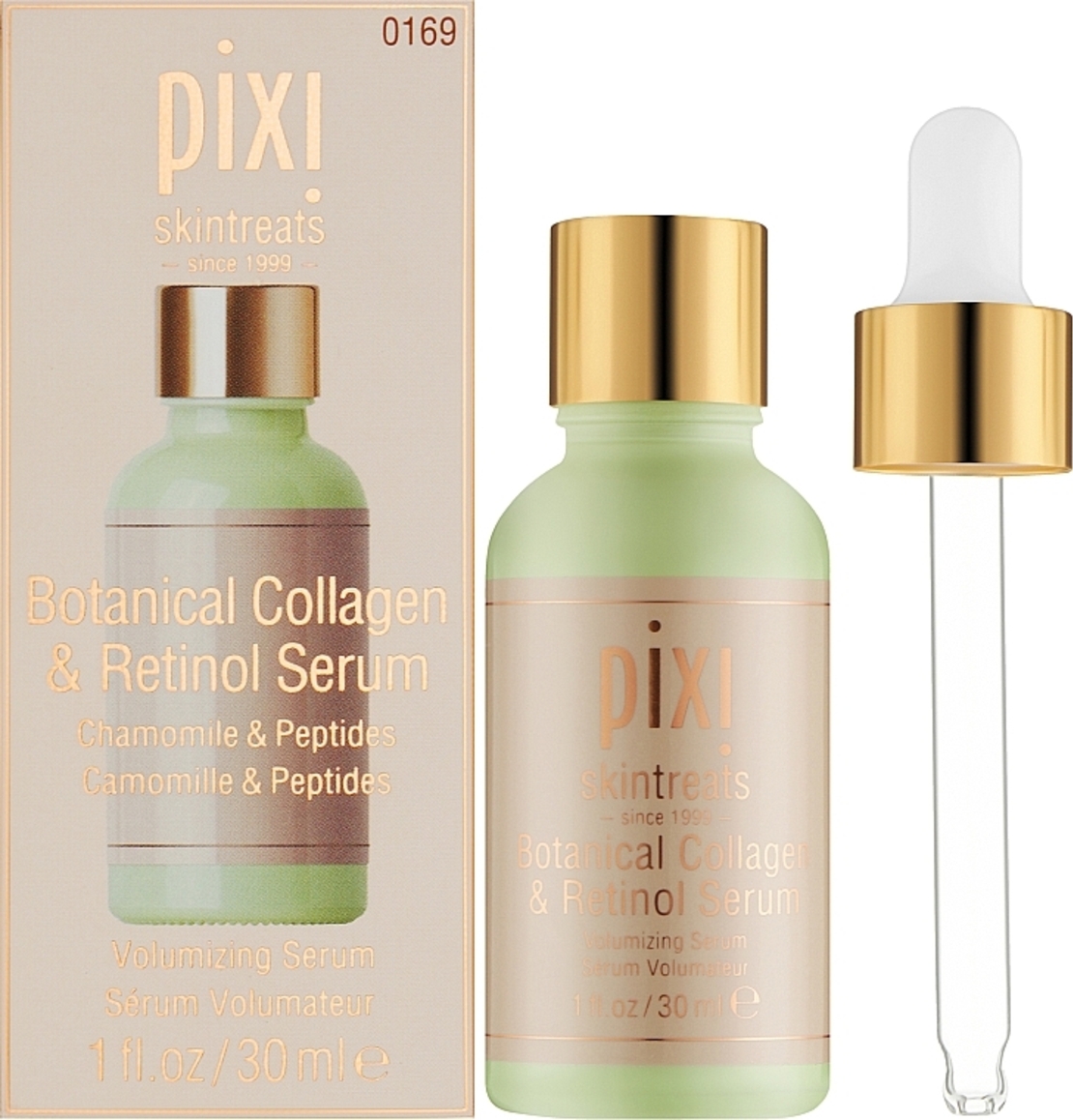 Pixi Botanical Collagen & Retinol Serum – סרום קולגן בוטני ורטינול למיצוק ועיבוי העור (Volumizing Serum) – 30 מ