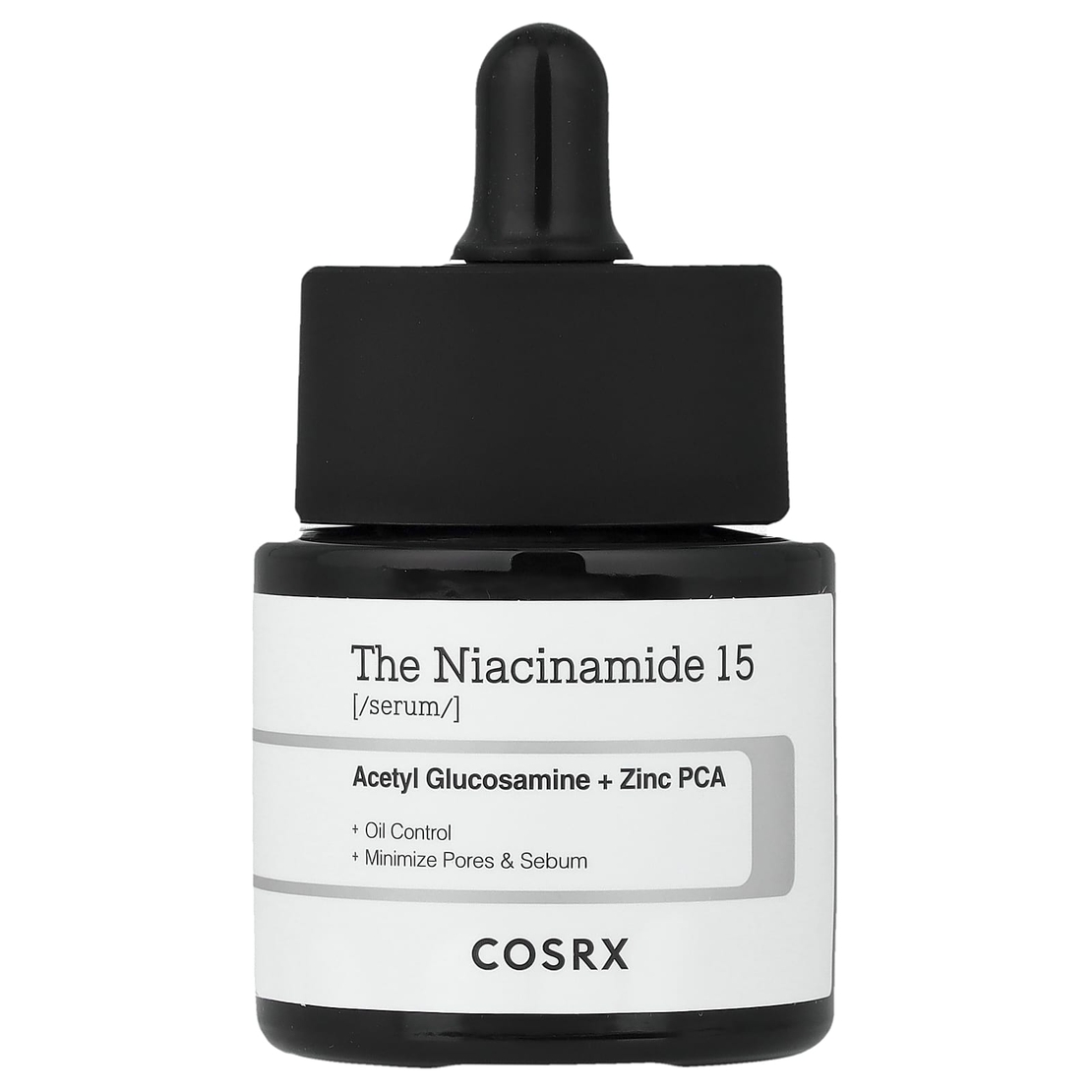 COSRX The Niacinamide 15 Serum – סרום ניאצינמיד מרוכז לניקוי נקבוביות, איזון שומן ושיפור מרקם העור (20ml)