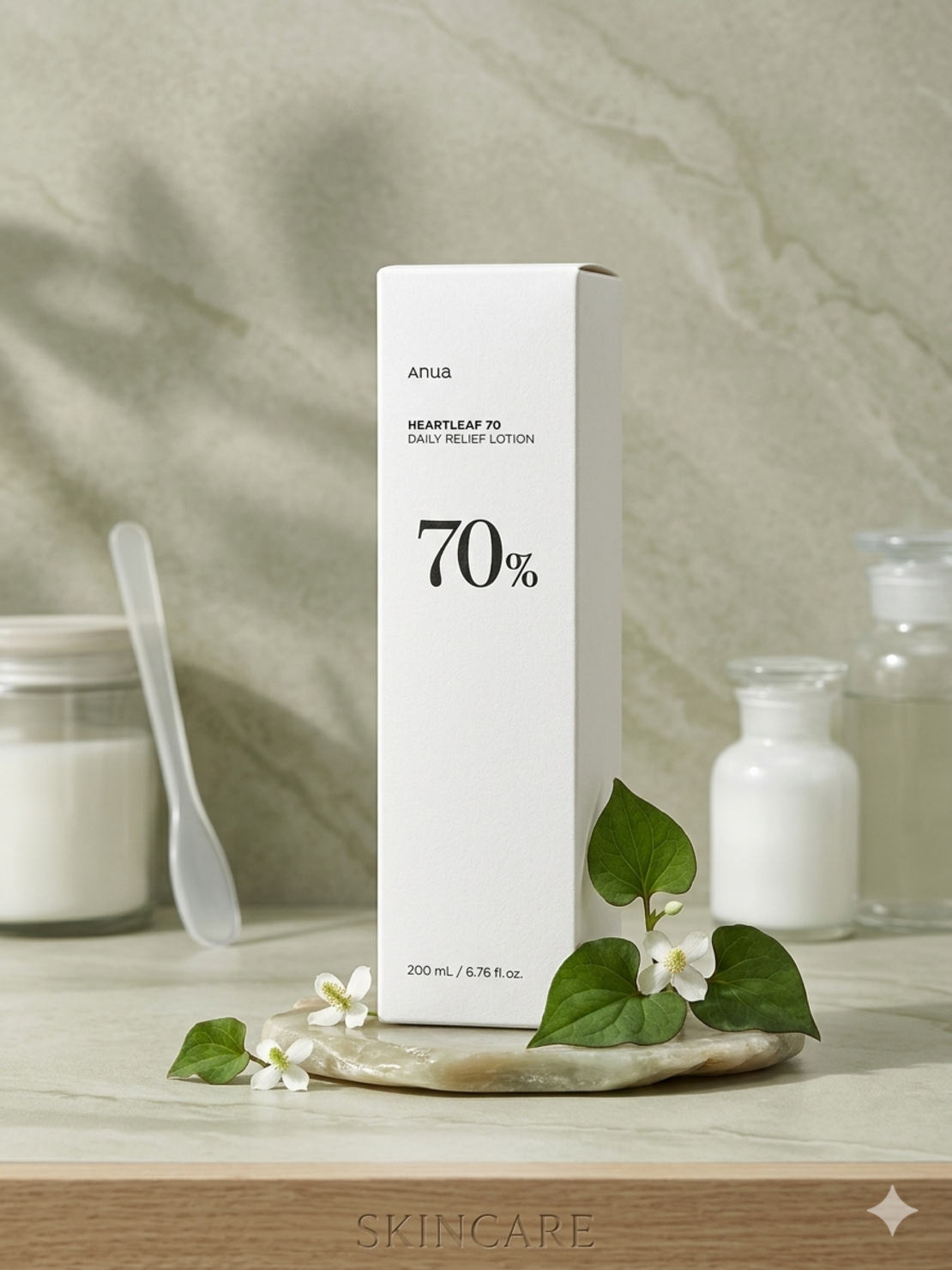 Anua Heartleaf 70 Daily Relief Lotion – תחליב לחות יומיומי להרגעה ושיקום העור (200ml)
