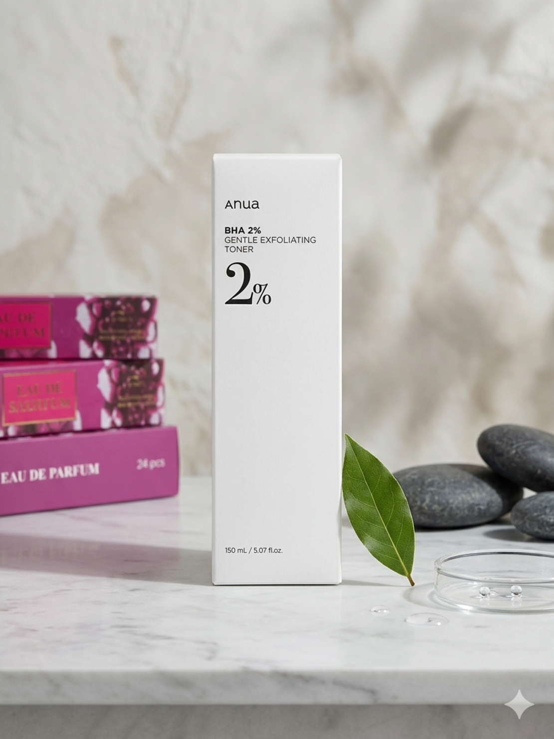 Anua BHA 2% Gentle Exfoliating Toner – טונר פילינג עדין לניקוי נקבוביות וחידוש העור (150ml)