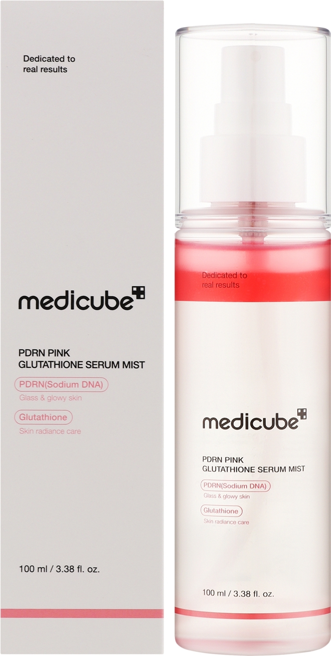 Medicube PDRN Pink Glutathione Serum Mist – תרסיס סרום פרימיום להארה ואפקט 