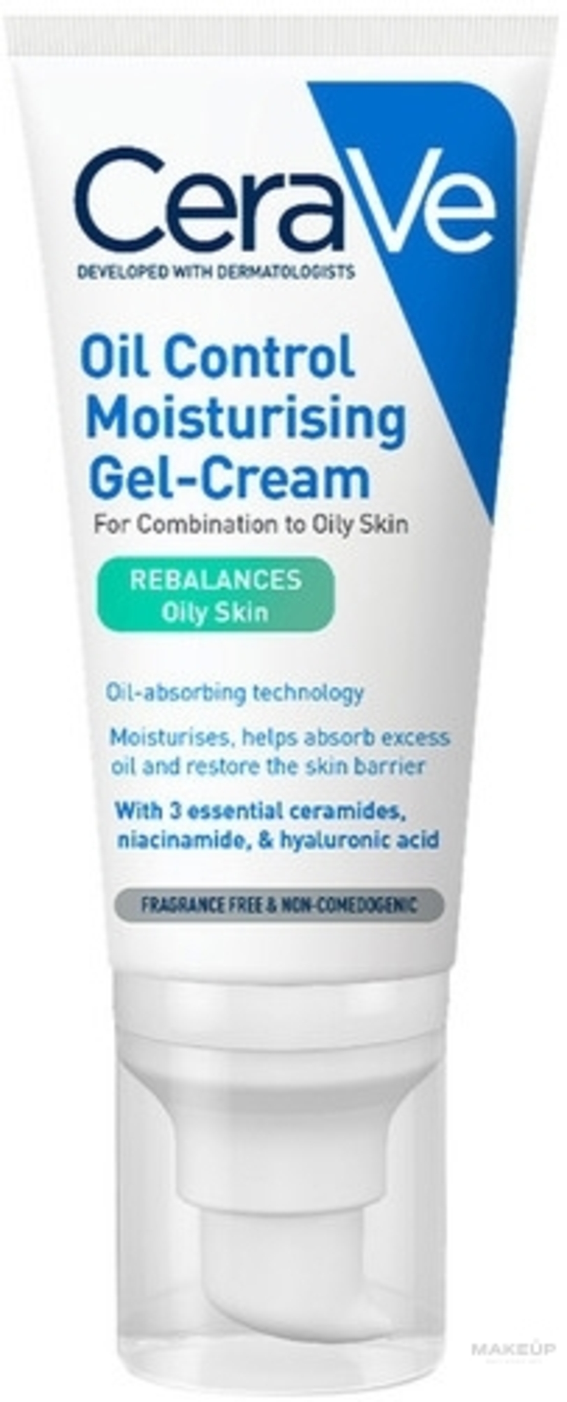 CeraVe Oil Control Moisturising Gel-Cream – קרם-ג'ל לחות לאיזון ושליטה בשומניות (לעור מעורב עד שמן)