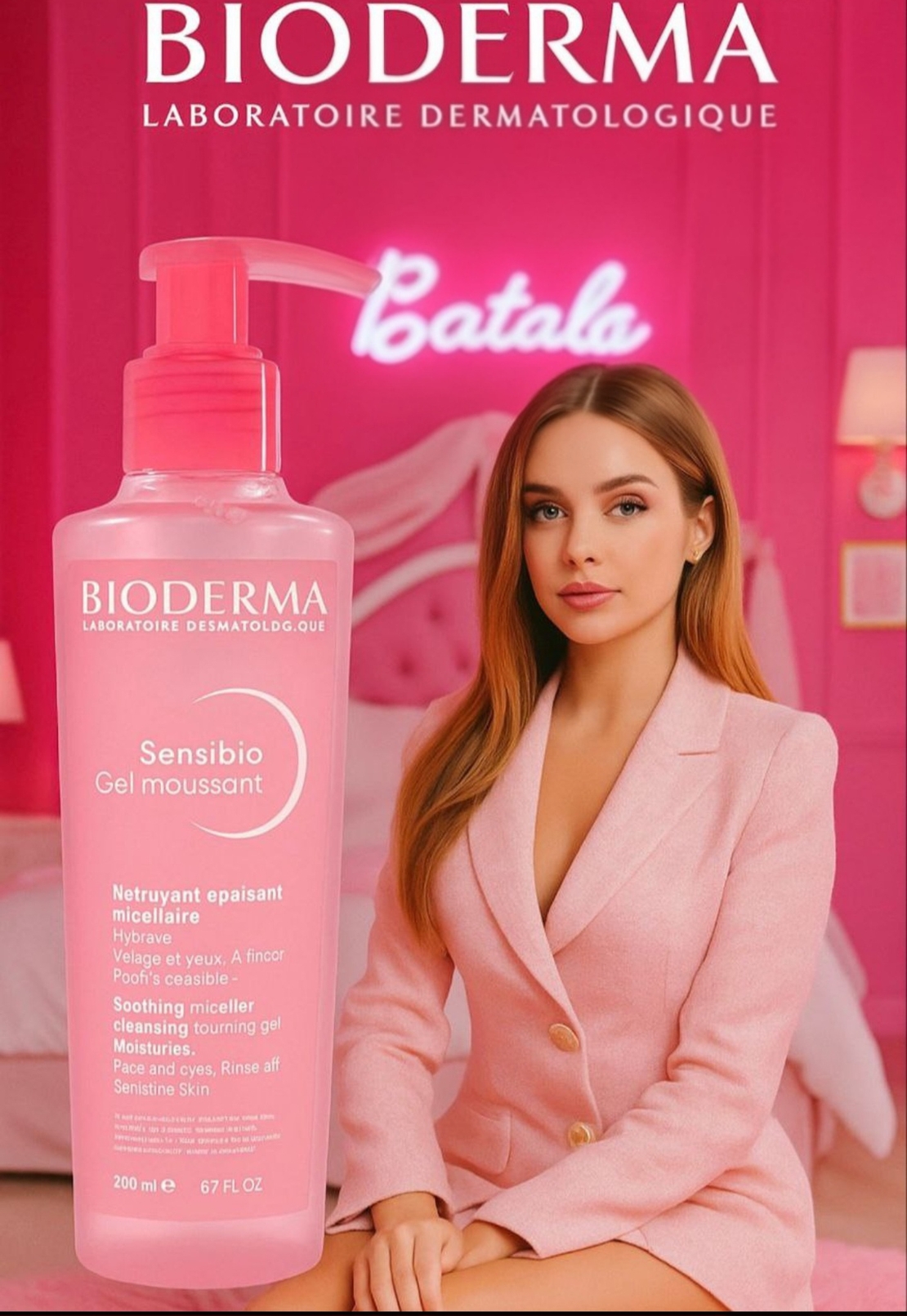 BIODERMA Sensibio Gel Moussant – ג'ל ניקוי מוס מרגיע לעור רגיש