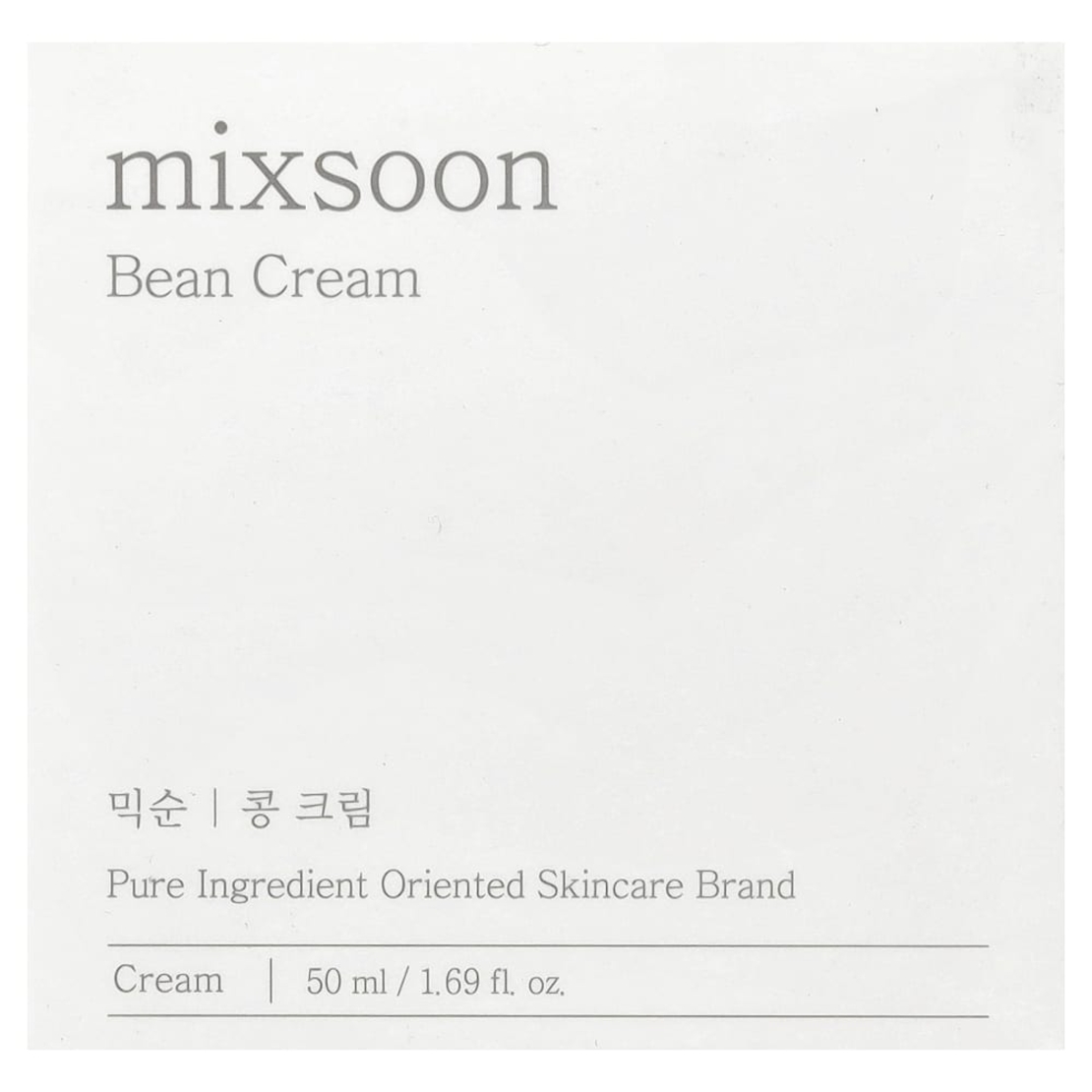 קרם לחות מזין על בסיס פולי סויה Mixsoon Bean Cream (50 מ