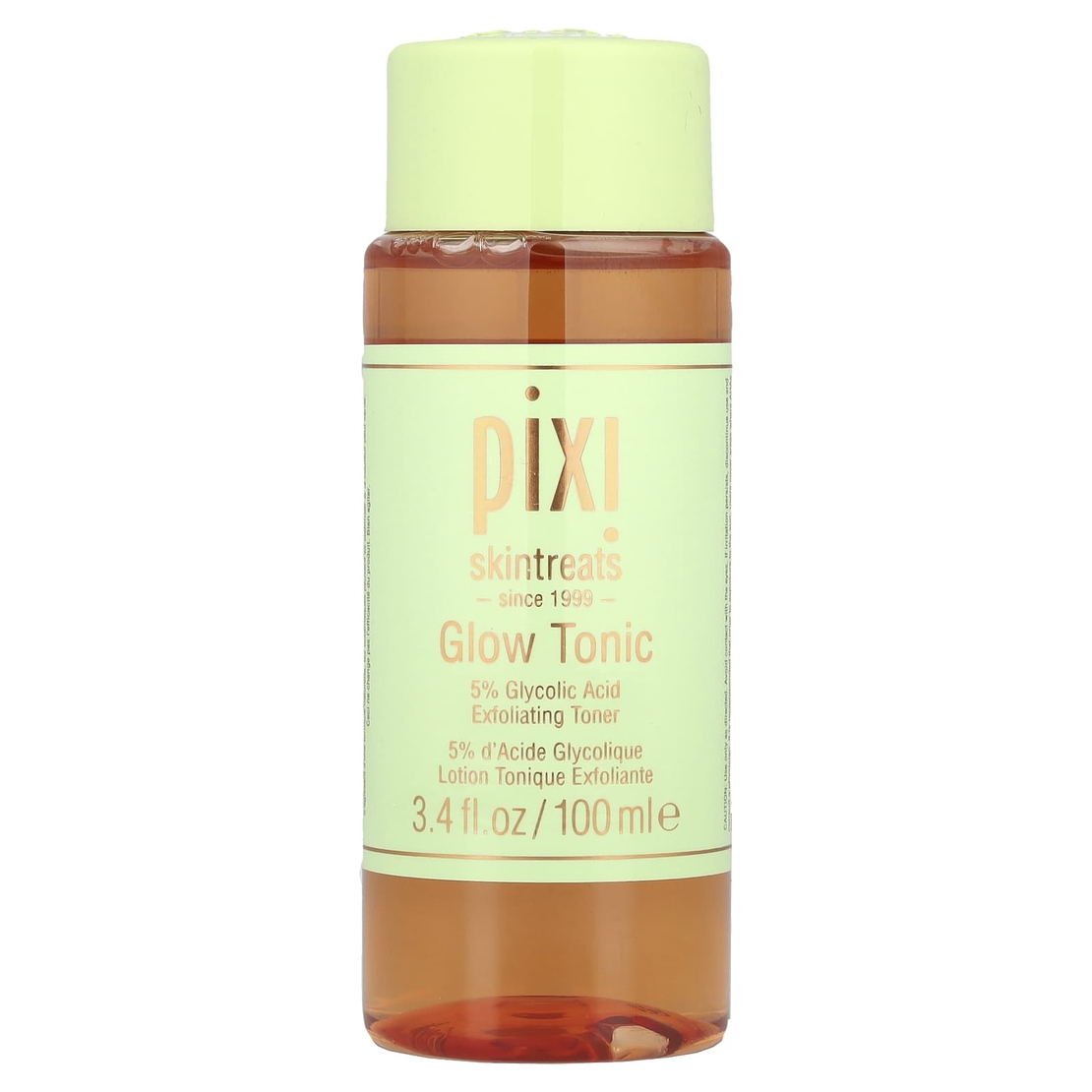 Pixi Glow Tonic 5% Glycolic Acid Exfoliating Toner – מי פנים גלואו טוניק (פילינג עדין) להארת העור – 100 מ