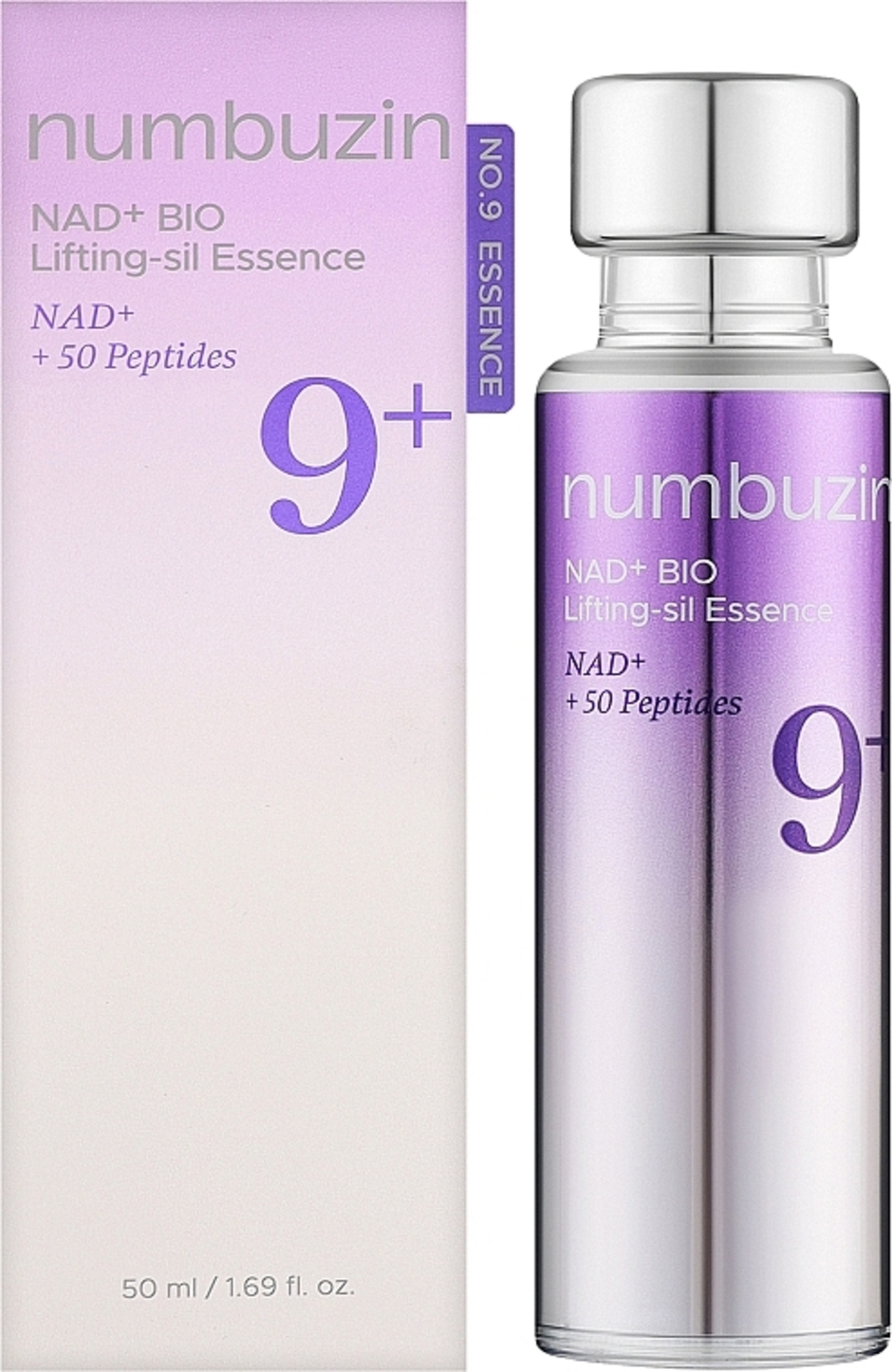 numbuzin No.9 NAD+ BIO Lifting-sil Essence – אסנס ליפטינג מתקדם להרמה, מיצוק ושיקום אלסטיות העור (100ml)