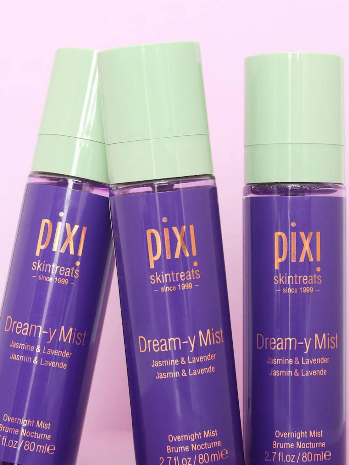 Pixi Dream-y Mist – תרסיס לחות מרגיע ללילה עם יסמין ולבנדר (Overnight Mist) – 80 מ