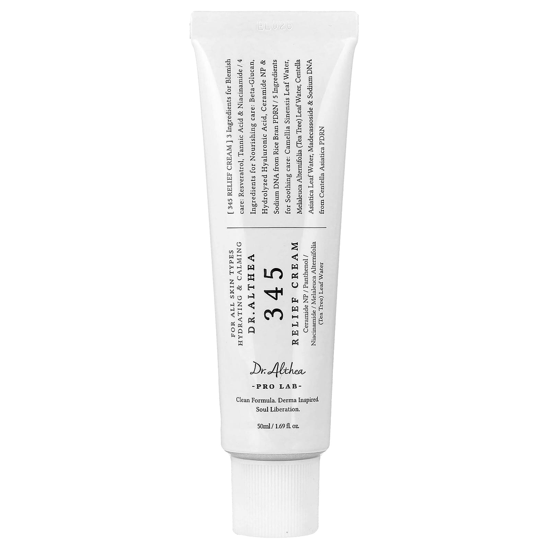 Dr. Althea 345 Relief Cream – קרם לחות, הרגעה ושיקום לעור הפנים (50ml)