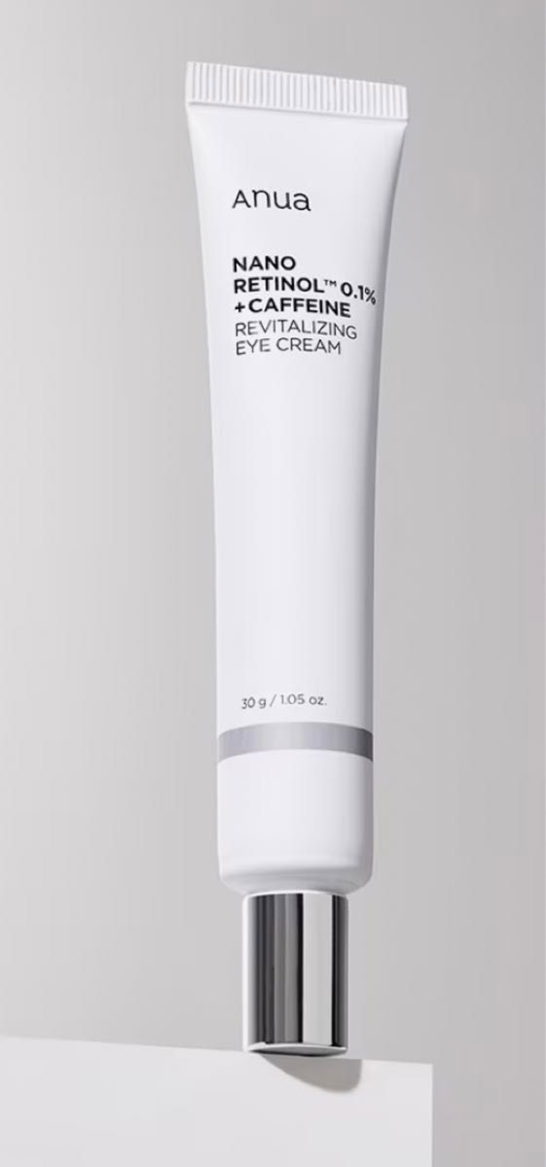 Anua Nano Retinol 0.1% + Caffeine Revitalizing Eye Cream – המבט שלך מעולם לא נראה ערני יותר