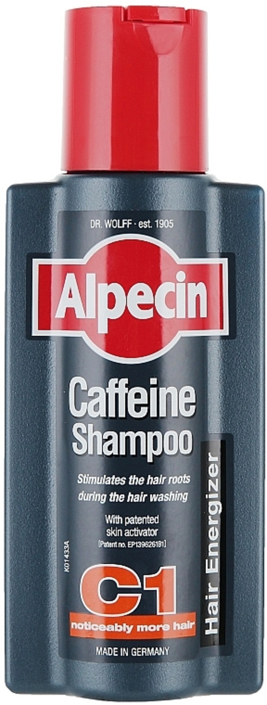 Alpecin Coffein Shampoo C1 – שמפו קפאין אלפסין C1 להמרצת שורשי השיער (Hair Energizer) – 250 מ