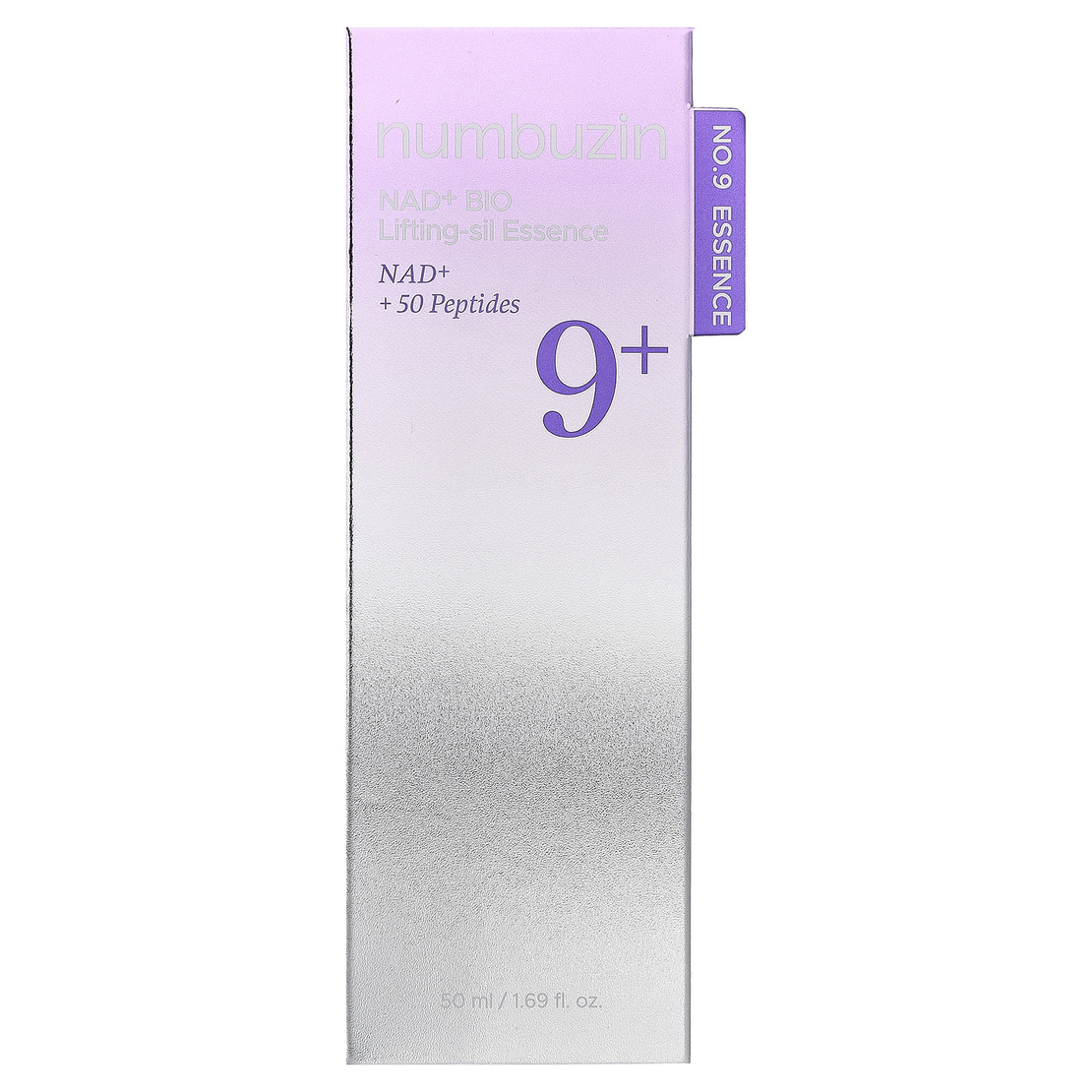 numbuzin No.9 NAD+ BIO Lifting-sil Essence – אסנס ליפטינג מתקדם להרמה, מיצוק ושיקום אלסטיות העור (100ml)