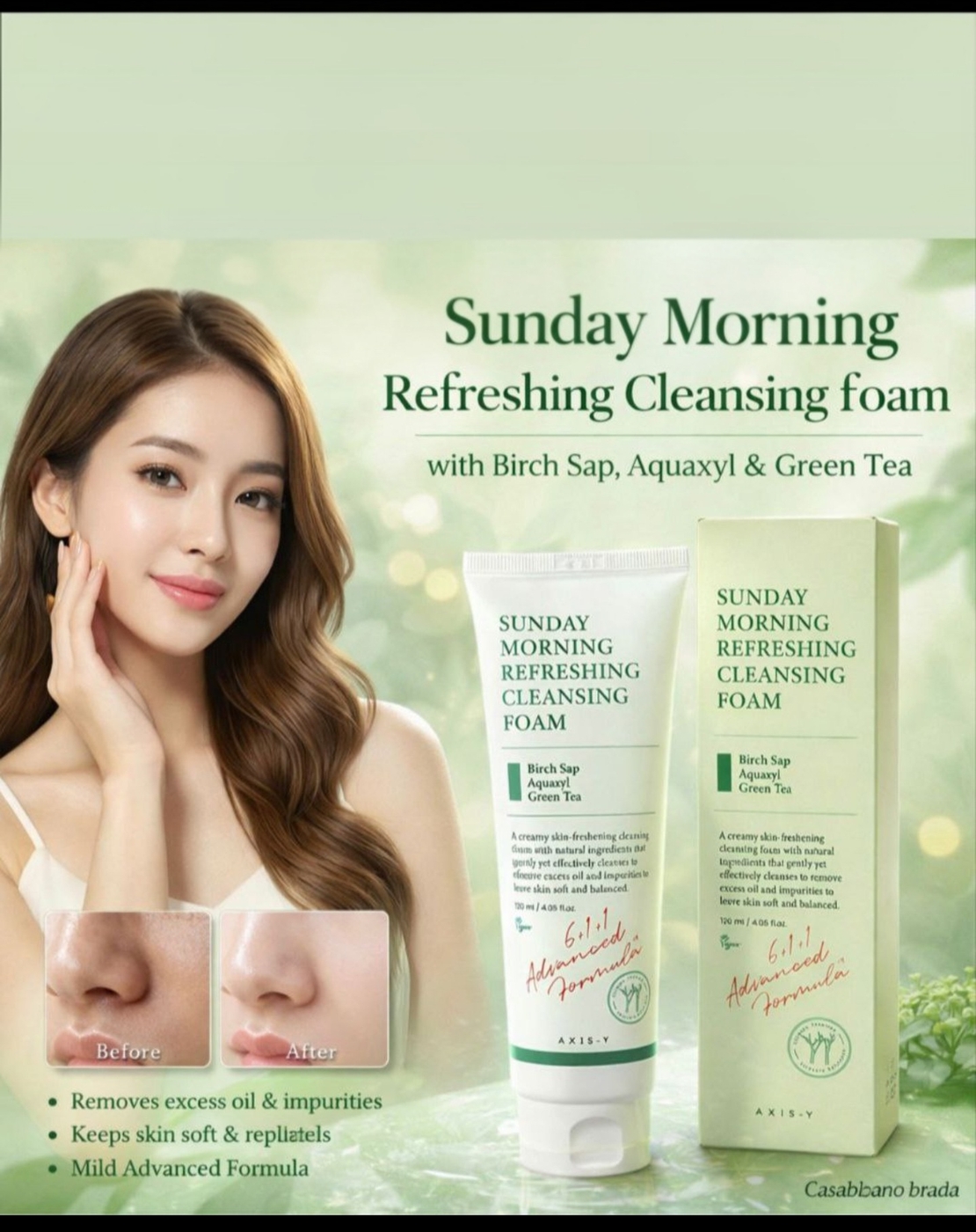 Sunday Morning Refreshing Cleansing Foam – סבון פנים מרענן לניקוי עמוק ועדין