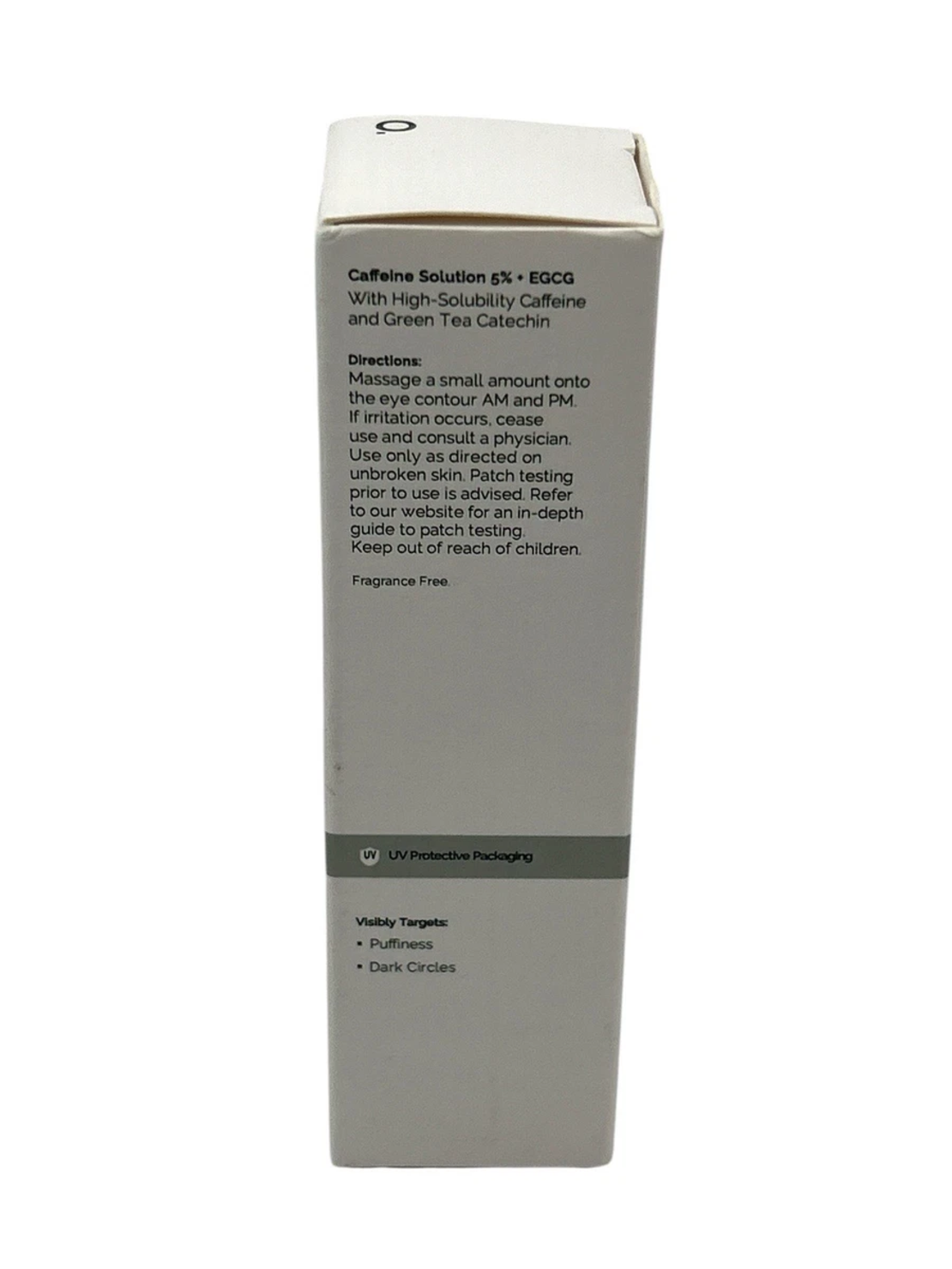 The Ordinary Caffeine Solution 5% + EGCG – סרום עיניים מרוכז להפחתת נפיחות ועיגולים כהים (30ml)