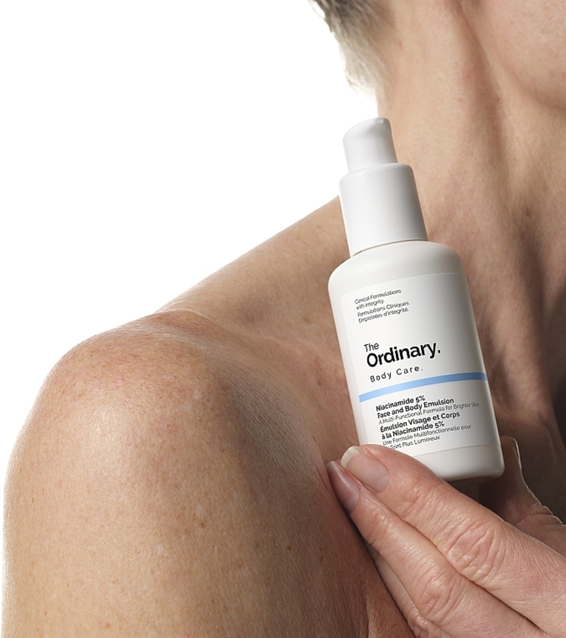 The Ordinary Niacinamide 5% Face and Body Emulsion – תחליב ניאצינמיד 5% לפנים ולגוף להבהרה, איחוד גוון וחיזוק העור (100ml