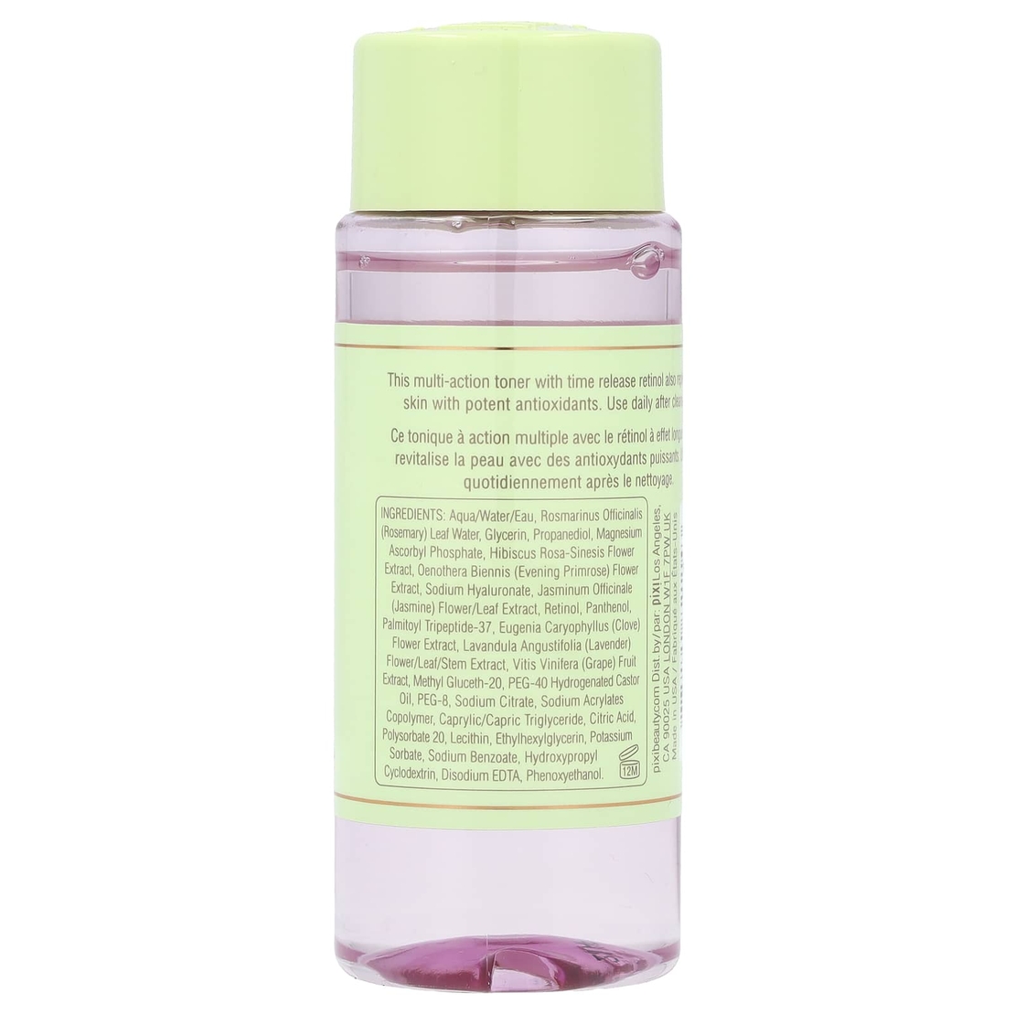 Pixi Retinol Tonic – מי פנים רטינול ויסמין לחידוש והחלקת העור (Smoothing Toner) – 100 מ