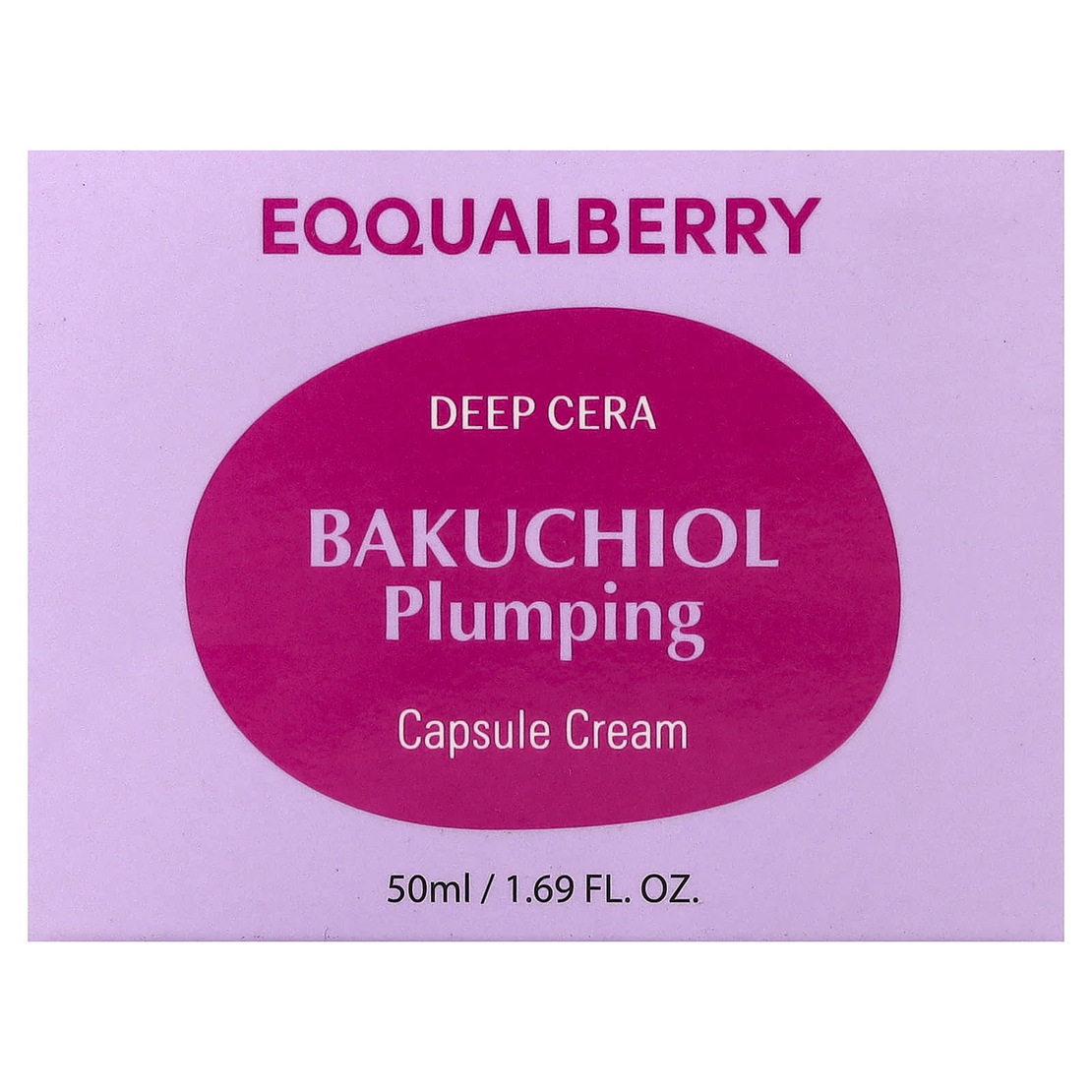 EQQUALBERRY Deep Cera Bakuchiol Plumping Capsule Cream – קרם קפסולות למיצוק, הזנה עמוקה ומילוי העור (50ml)