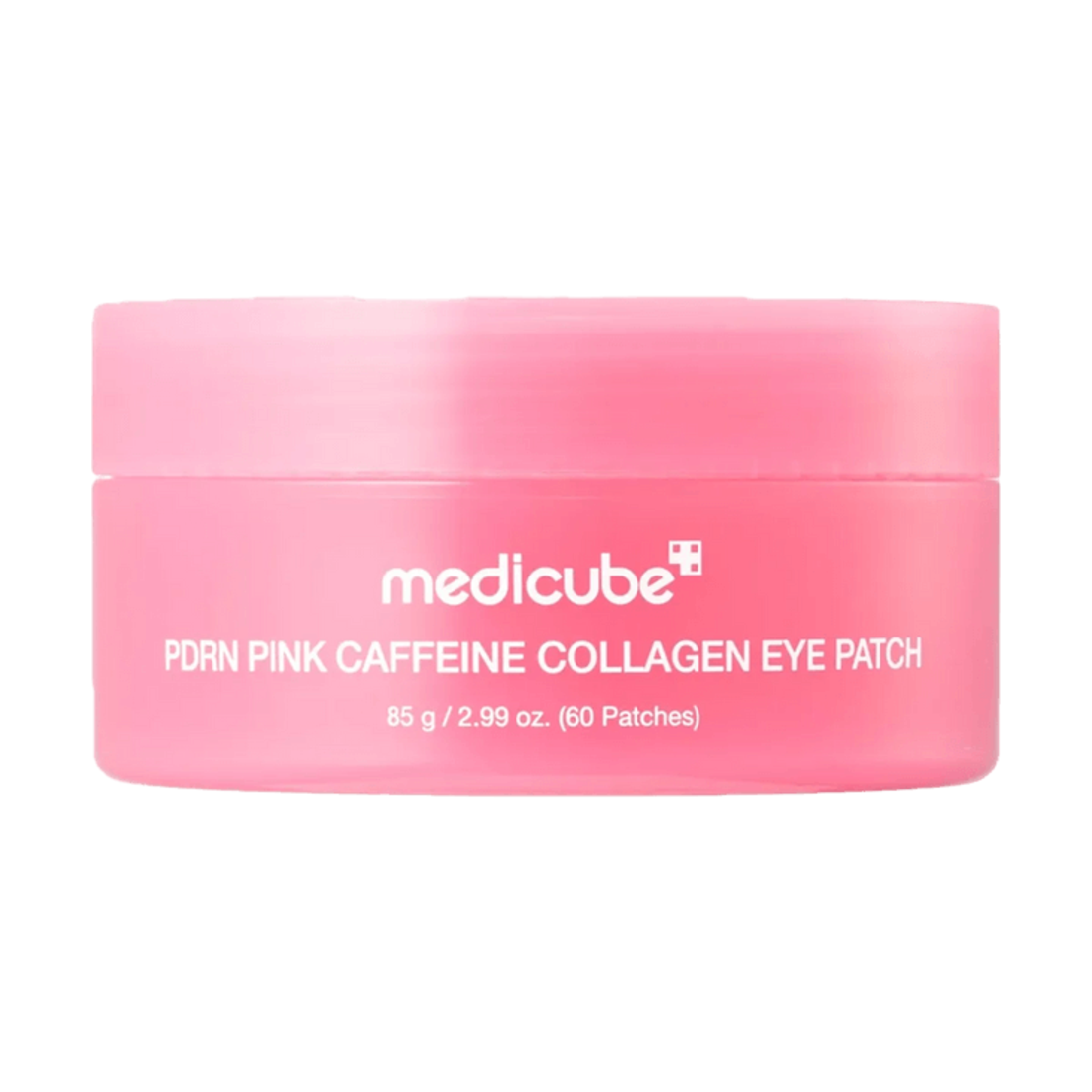 פדי עיניים קולגן וקפאין ורודים medicube PDRN Pink Caffeine Collagen Eye Patch (60 פדים / 85 גרם)