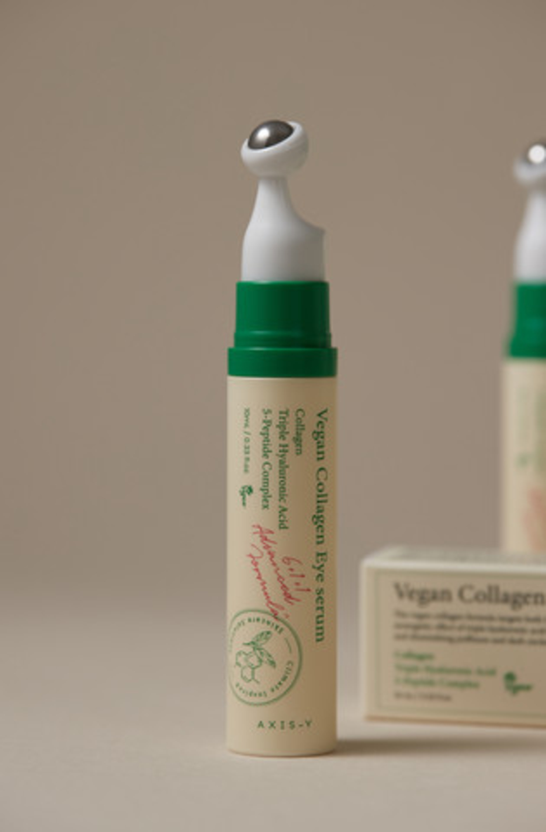 AXIS-Y Vegan Collagen Eye Serum – סרום עיניים טבעוני לטיפול בקמטוטים, נפיחות ועיגולים שחורים (10ml)
