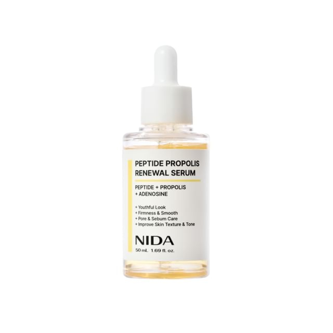 NIDA Peptide Propolis Renewal Serum – סרום פפטידים ופרופוליס לחידוש, מיצוק וזוהר (50 מ