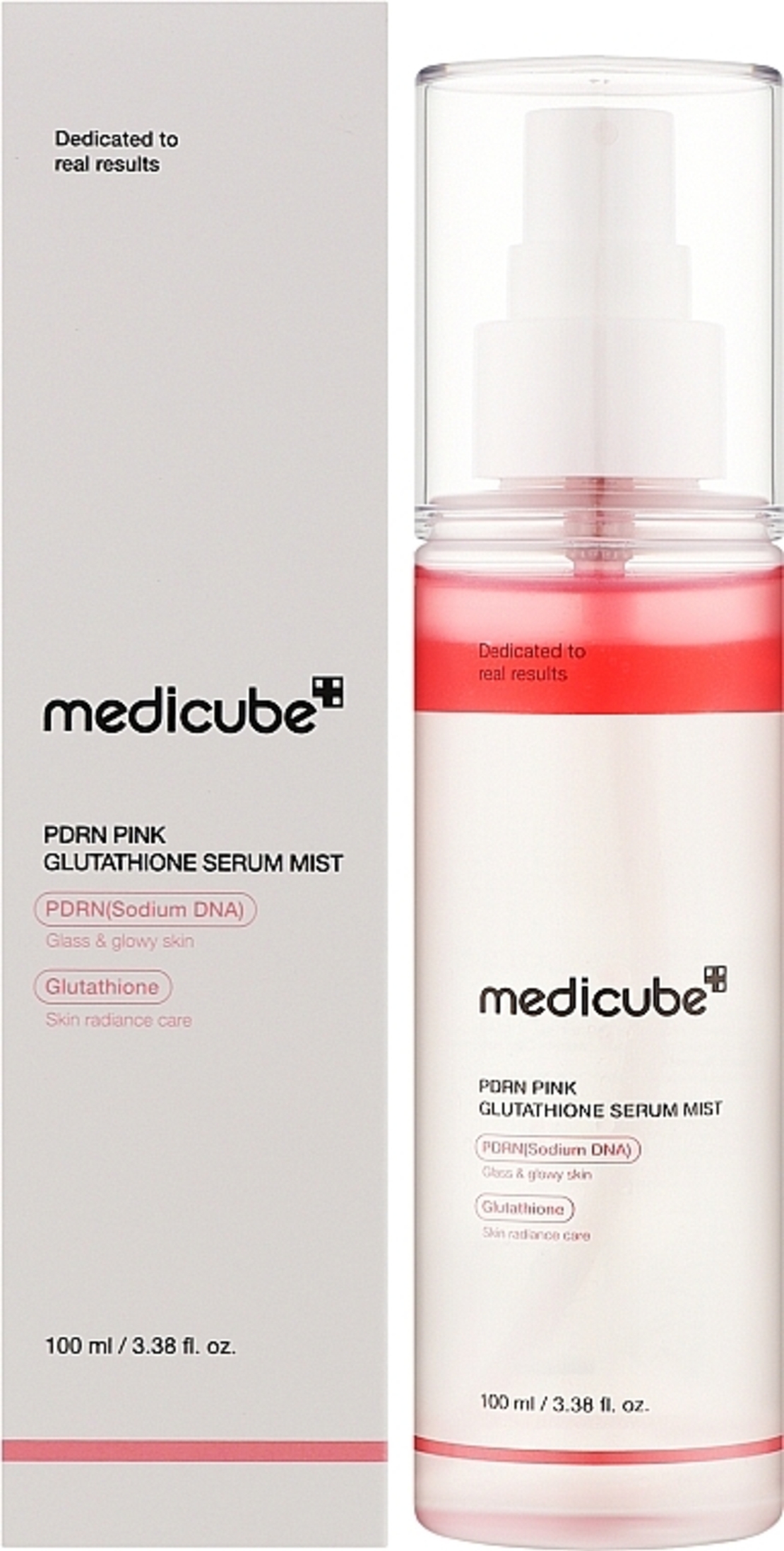 Medicube PDRN Pink Glutathione Serum Mist – תרסיס סרום פרימיום להארה ואפקט 