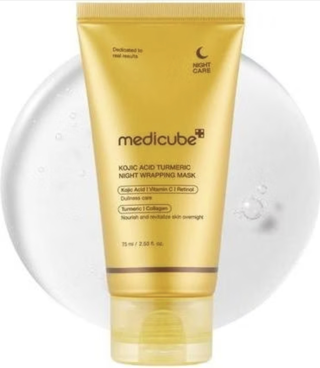 ✨ מסכת עטיפה לילית Medicube Kojic Acid Turmeric -