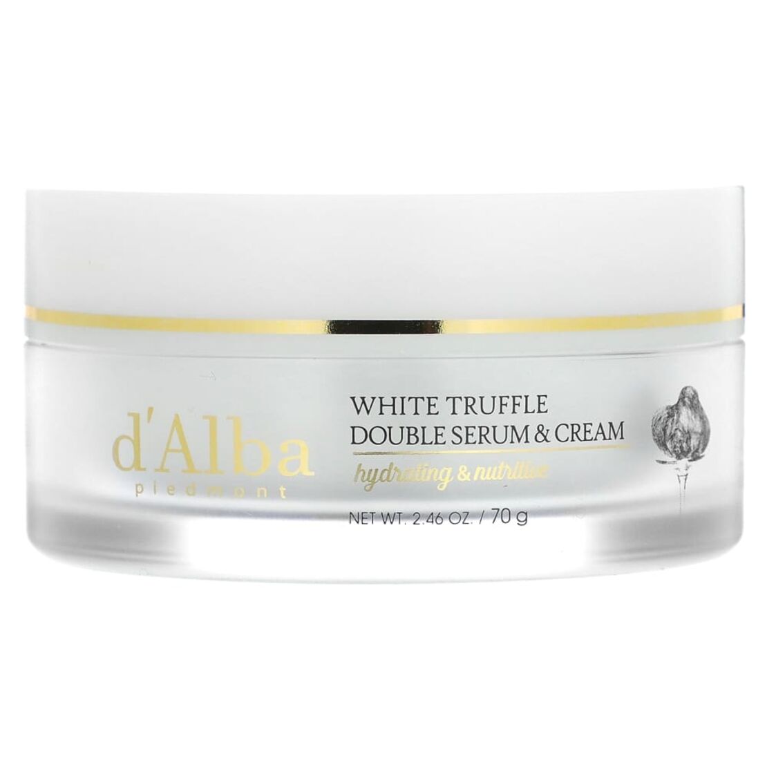 קרם וסרום כפול כמוסה כמהין לבנה d'Alba White Truffle Double Serum & Cream (70 גרם)