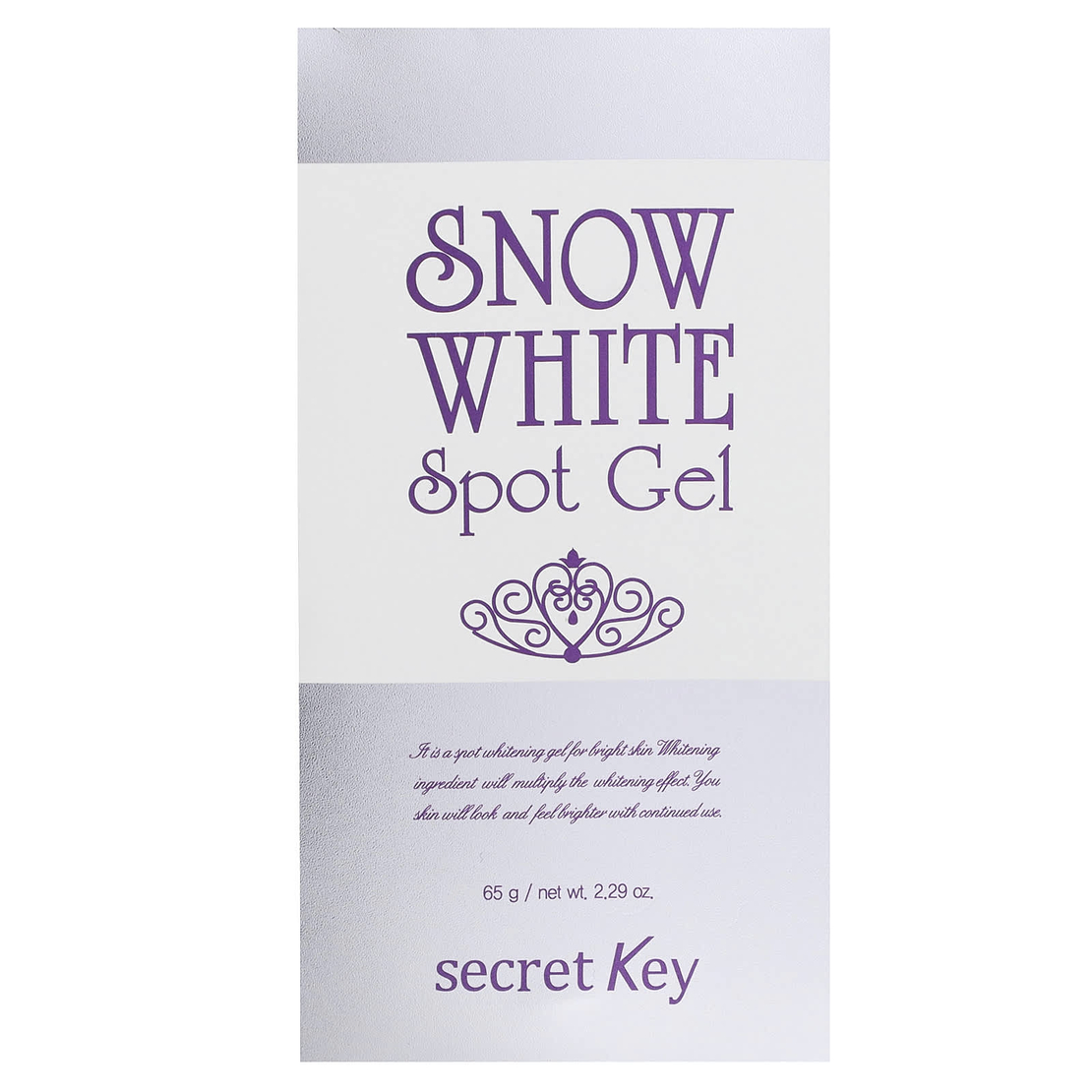 Secret Key Snow White Spot Gel – ג'ל הבהרה ממוקד לכתמים כהים, פיגמנטציה ואיזון גוון העור (65g)