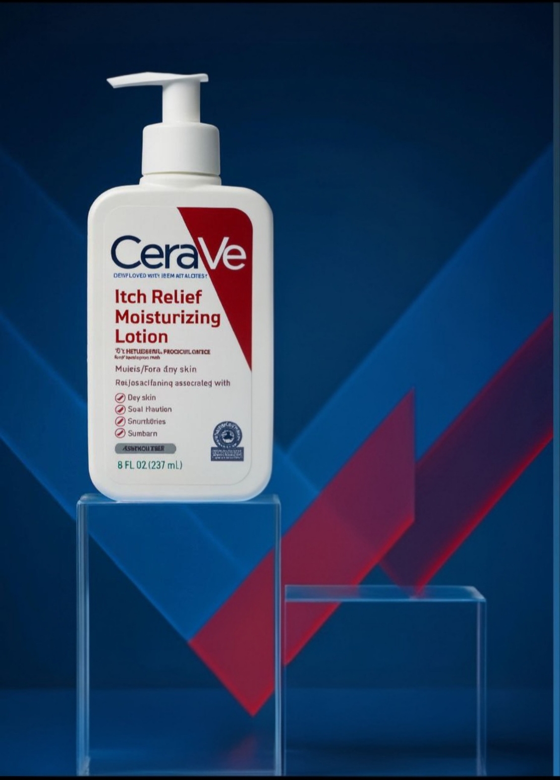 🔴 CeraVe Itch Relief Moisturizing Lotion - תחליב לחות להקלה על גירויים 🔴