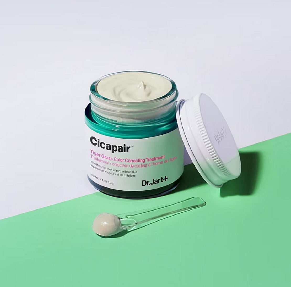 Dr. Jart+ Cicapair™ Tiger Grass Color Correcting Treatment – קרם מתקן גוון, מרגיע אדמומיות ומגן על העור (50ml)
