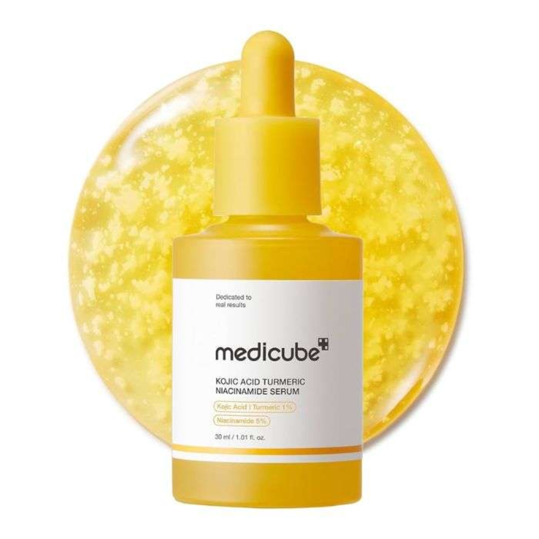 Medicube Kojic Acid Turmeric Niacinamide Serum – סרום חומצה קוג'ית, כורכום וניאצינאמיד להבהרה וזוהר (30 מ