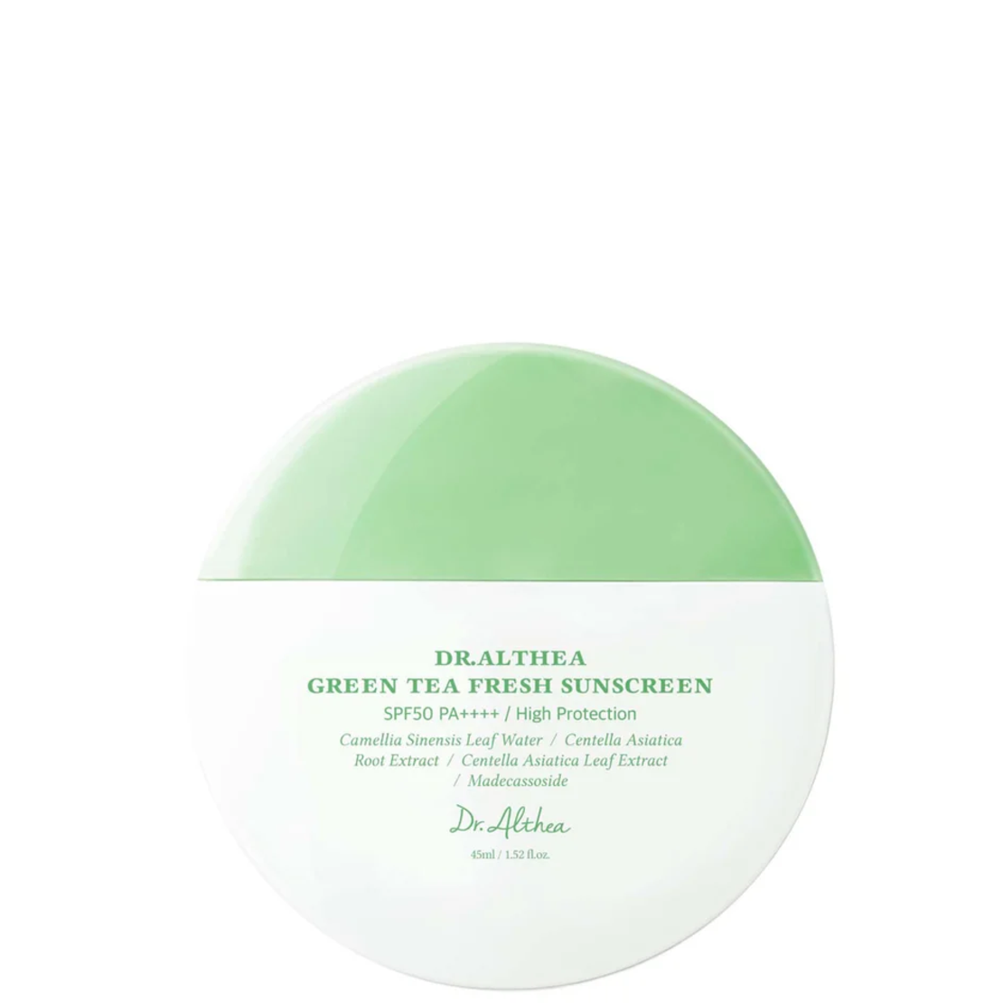 קרם הגנה מרענן תה ירוק Dr. Althea Green Tea Fresh Sunscreen (SPF50+ PA++++ / 45 מ