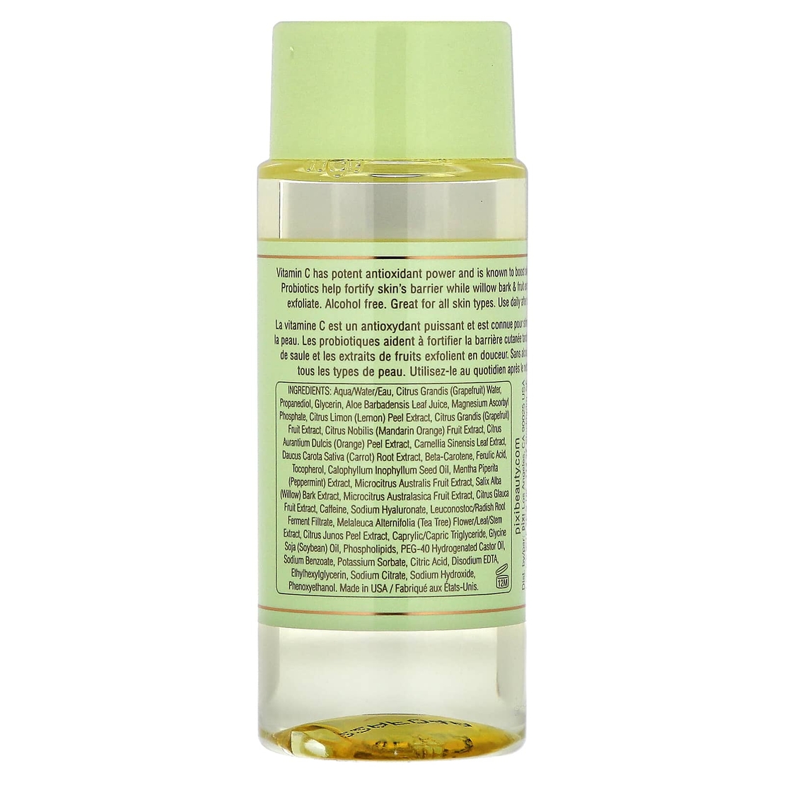 Pixi Vitamin-C Tonic – מי פנים (טוניק) ויטמין C להארה, הבהרה ומיצוק העור – 100 מ