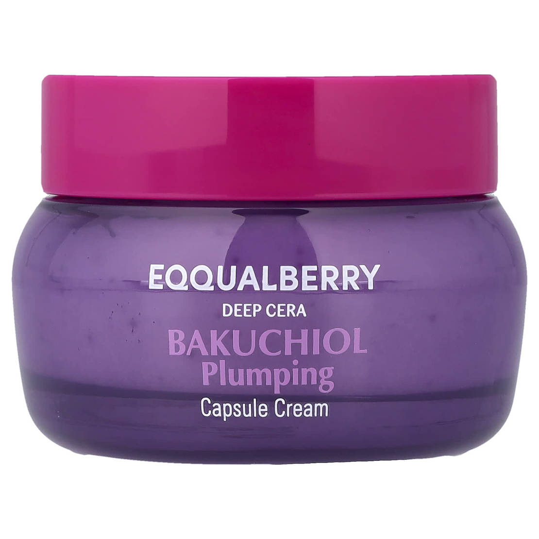 EQQUALBERRY Deep Cera Bakuchiol Plumping Capsule Cream – קרם קפסולות למיצוק, הזנה עמוקה ומילוי העור (50ml)