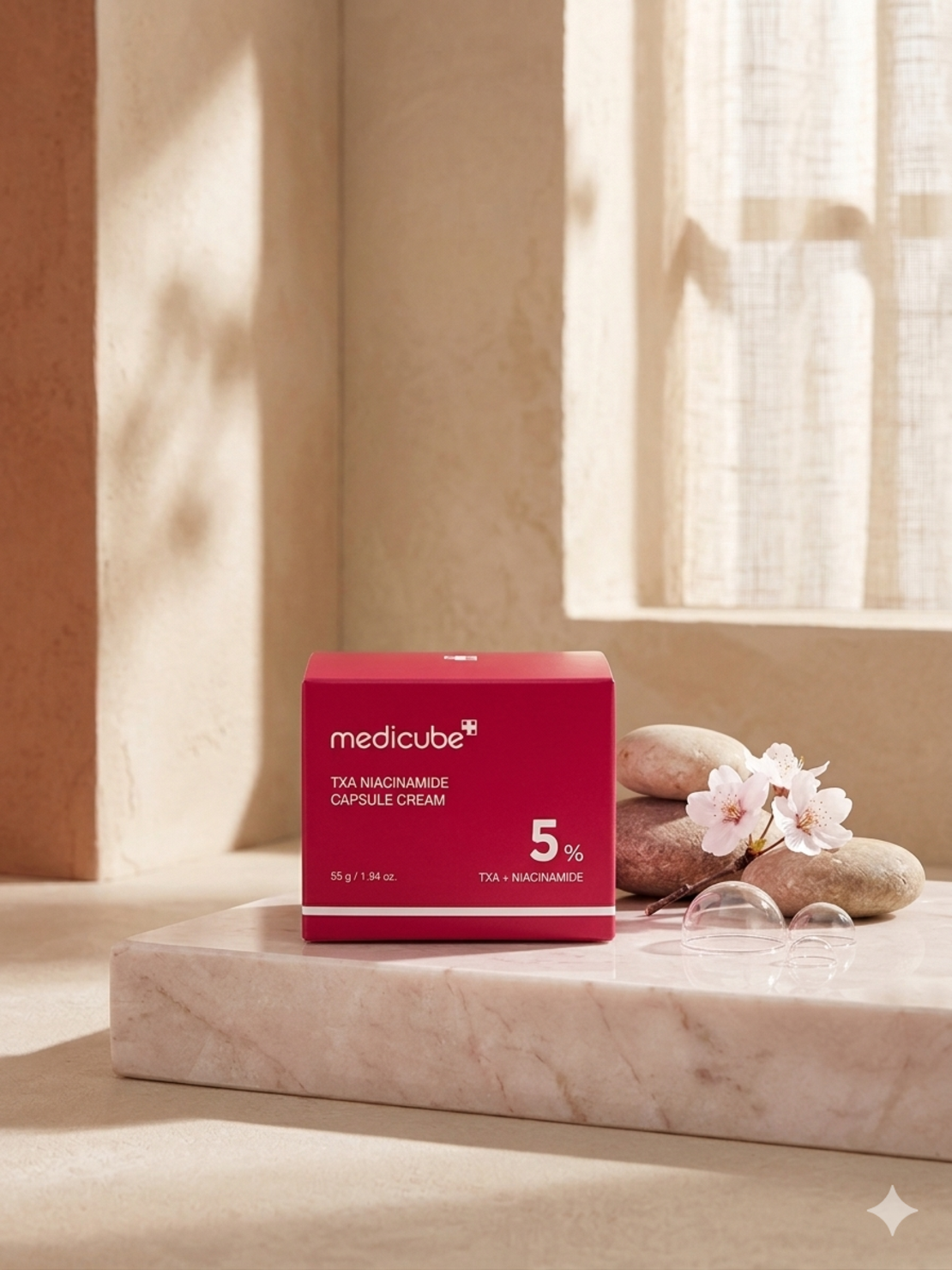 Medicube TXA Niacinamide Capsule Cream – קרם הבהרה עוצמתי לכתמים ופיגמנטציה