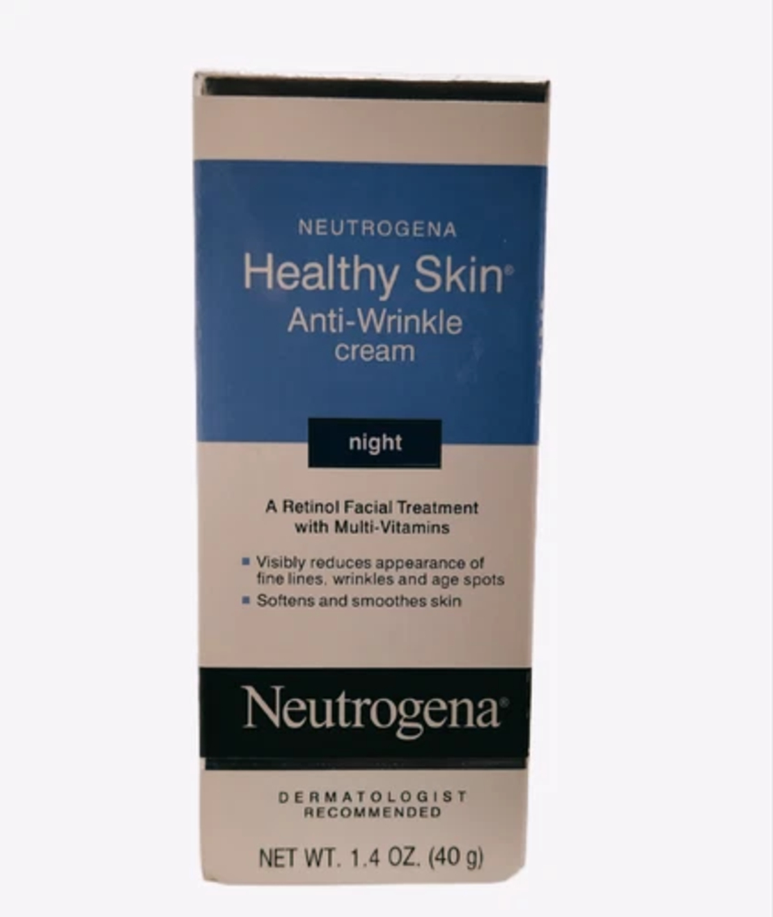 Neutrogena Healthy Skin Anti-Wrinkle Night Cream – קרם לילה נגד קמטים עם רטינול ומולטי-ויטמינים (40g)