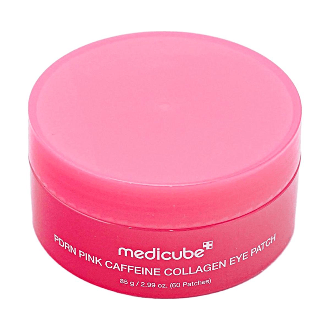 פדי עיניים קולגן וקפאין ורודים medicube PDRN Pink Caffeine Collagen Eye Patch (60 פדים / 85 גרם)