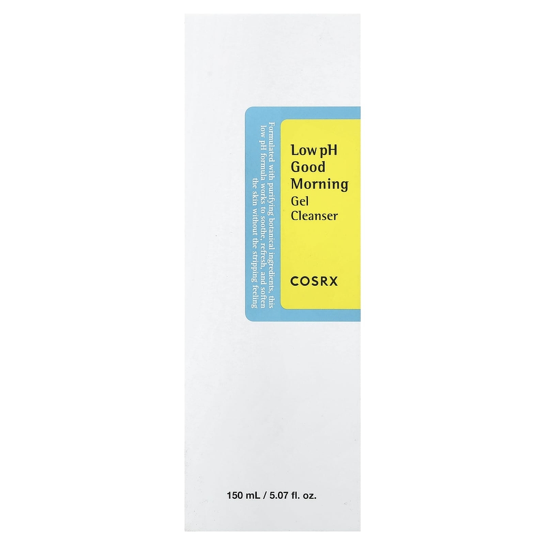 COSRX Low pH Good Morning Gel Cleanser – ג'ל ניקוי פנים עדין לאיזון והרגעת העור (150ml)