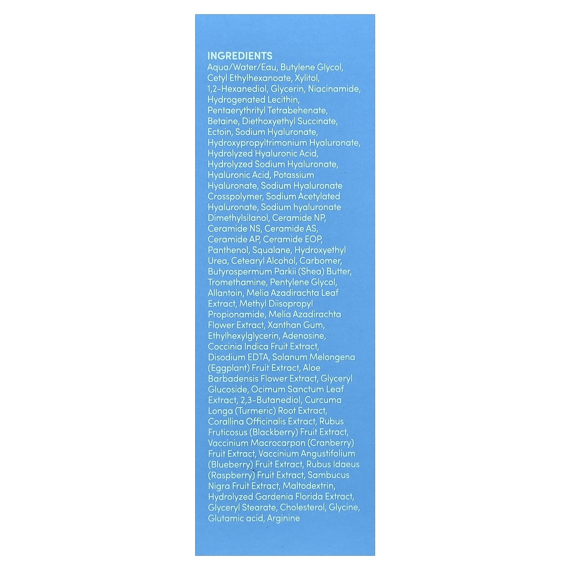 EQQUALBERRY Blue Blow Hyaltoin Flooding Serum – סרום 