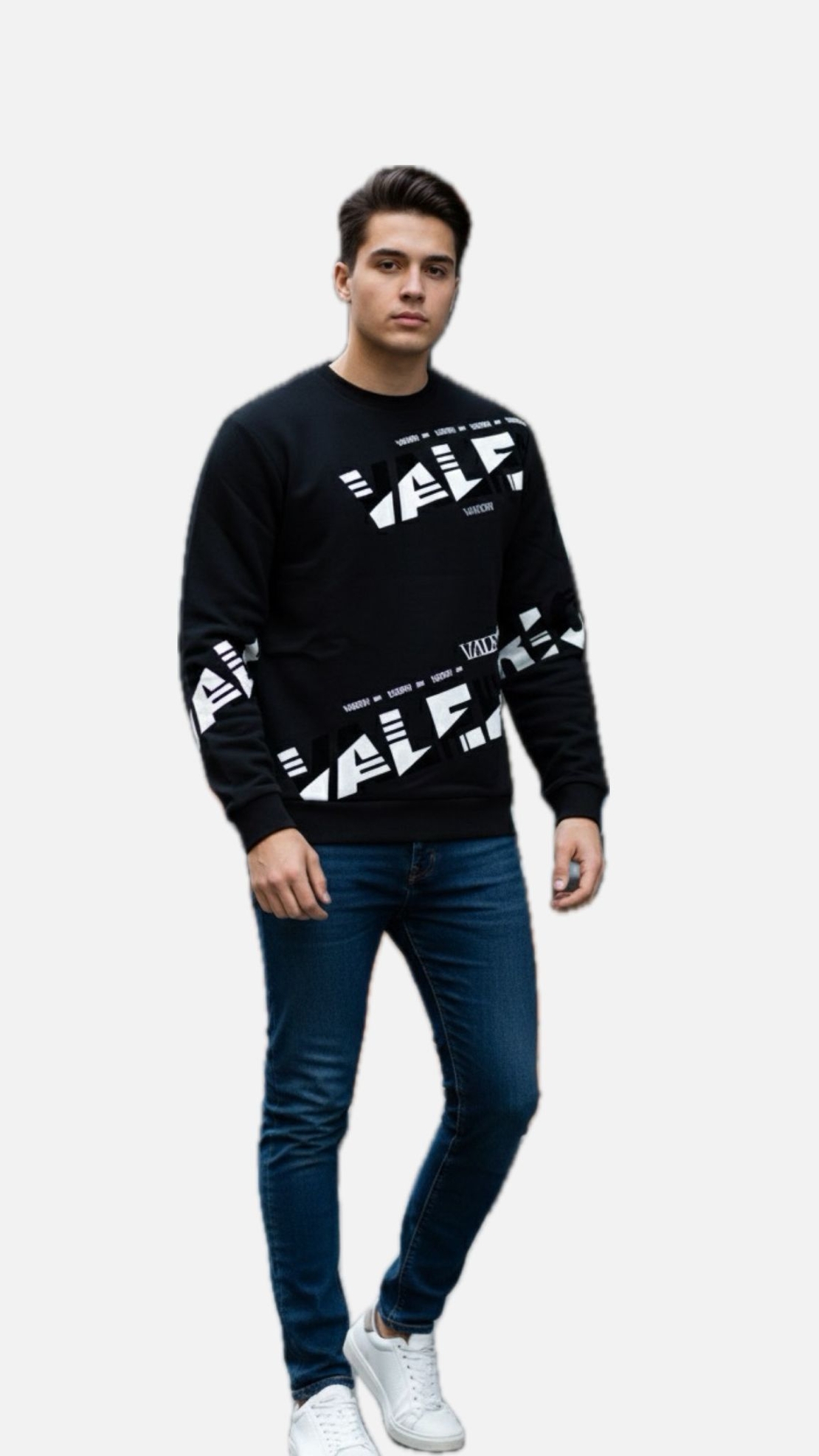 Valerio Italy - הודי לגבר בצבע שחור