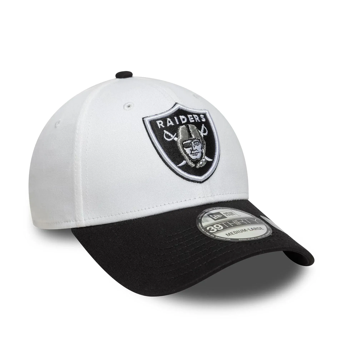 NEW ERA - Las Vegas Raiders NFL Team Logo White 39THIRTY