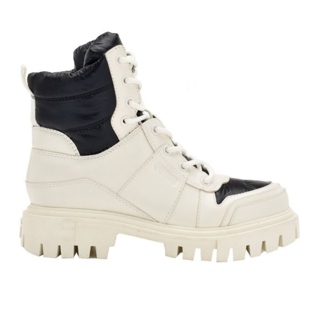 GUESS - מגפון נשים בצבע לבן