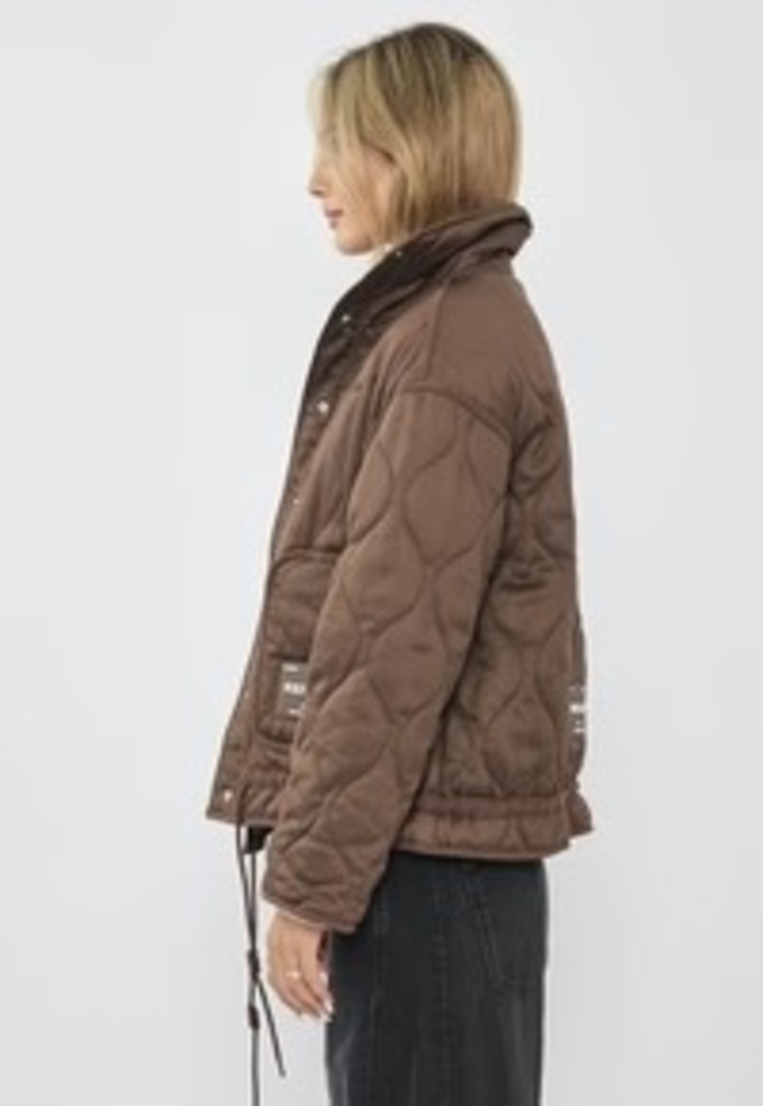 REPLAY - מעיל לנשים בצבע חום