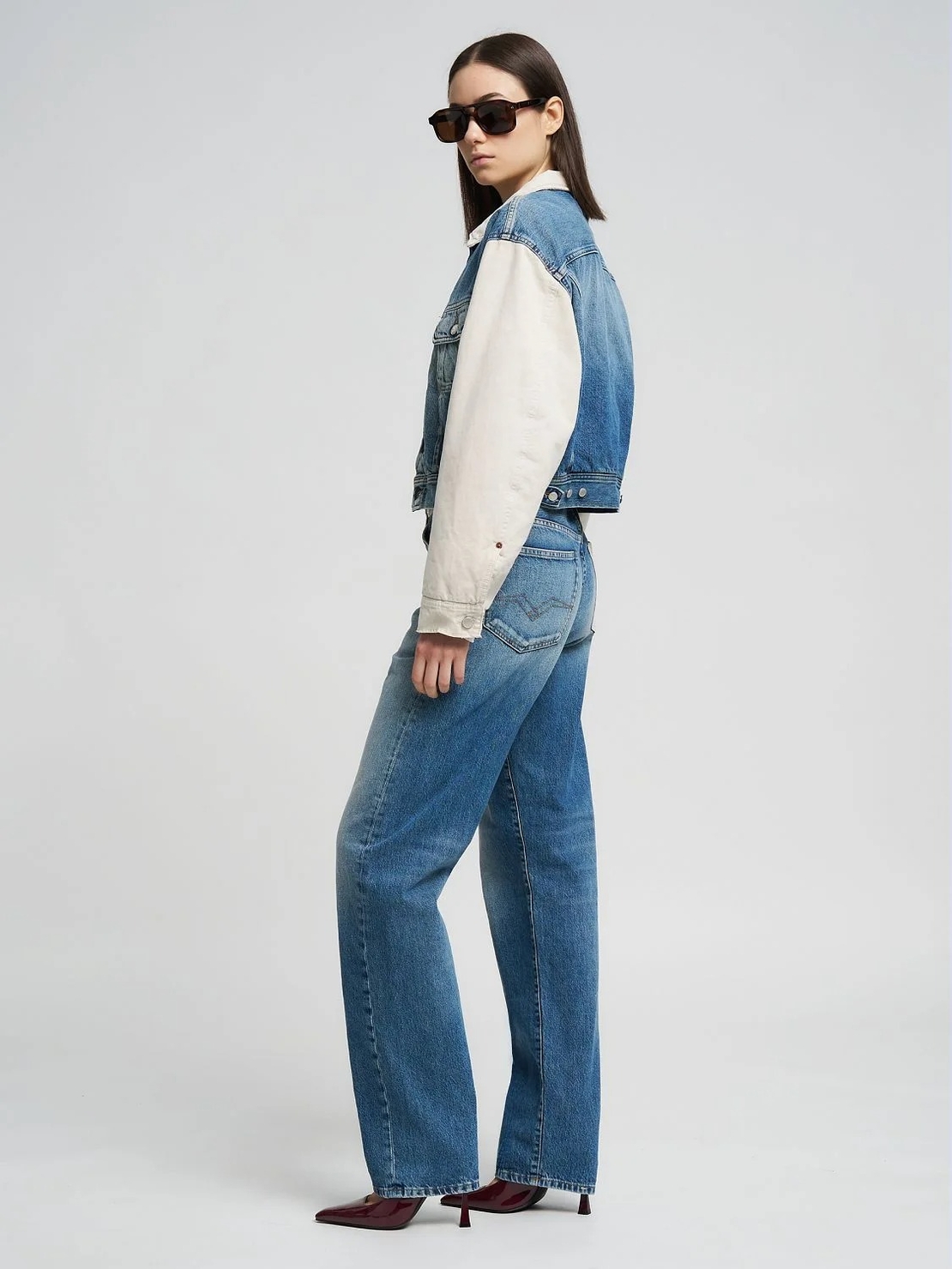 Replay - ז'קט גברדין וג'ינס