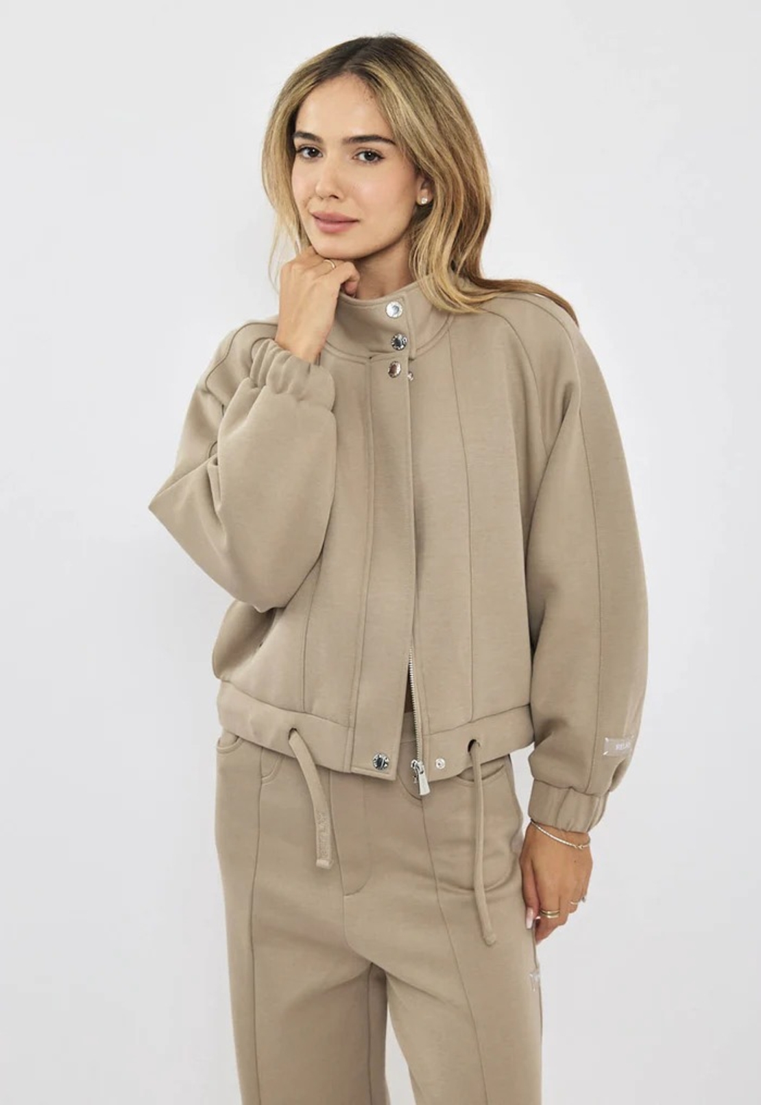 REPLAY - חליפה לנשים בצבע בז׳